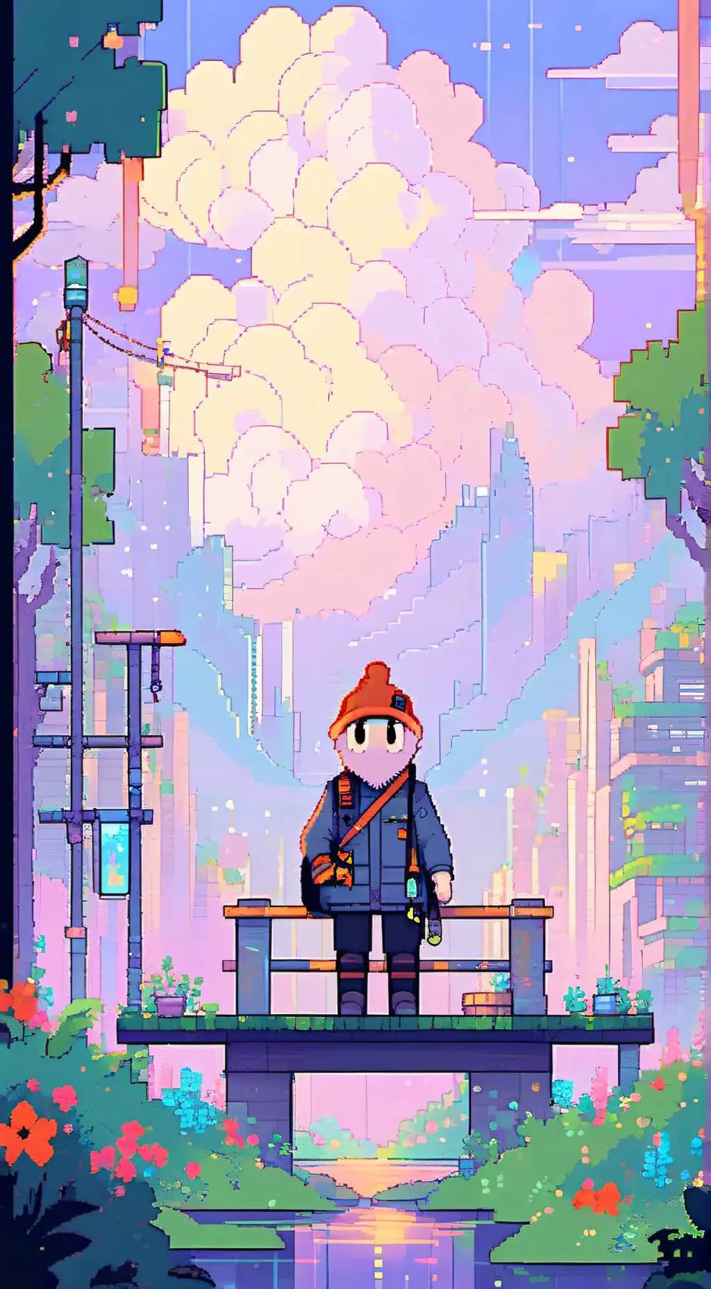 ai character: Dw roadtrip  background