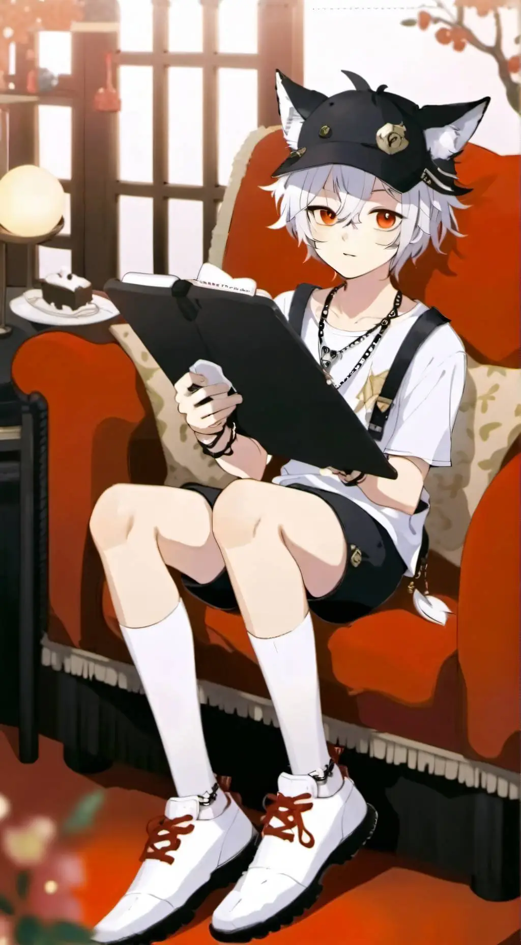 ai character: Wolfie background