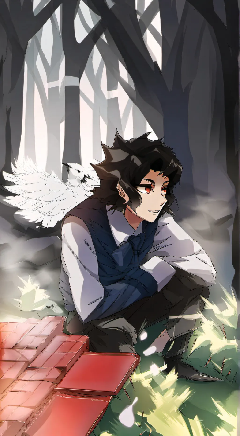 ai character: muzan× (sg) background