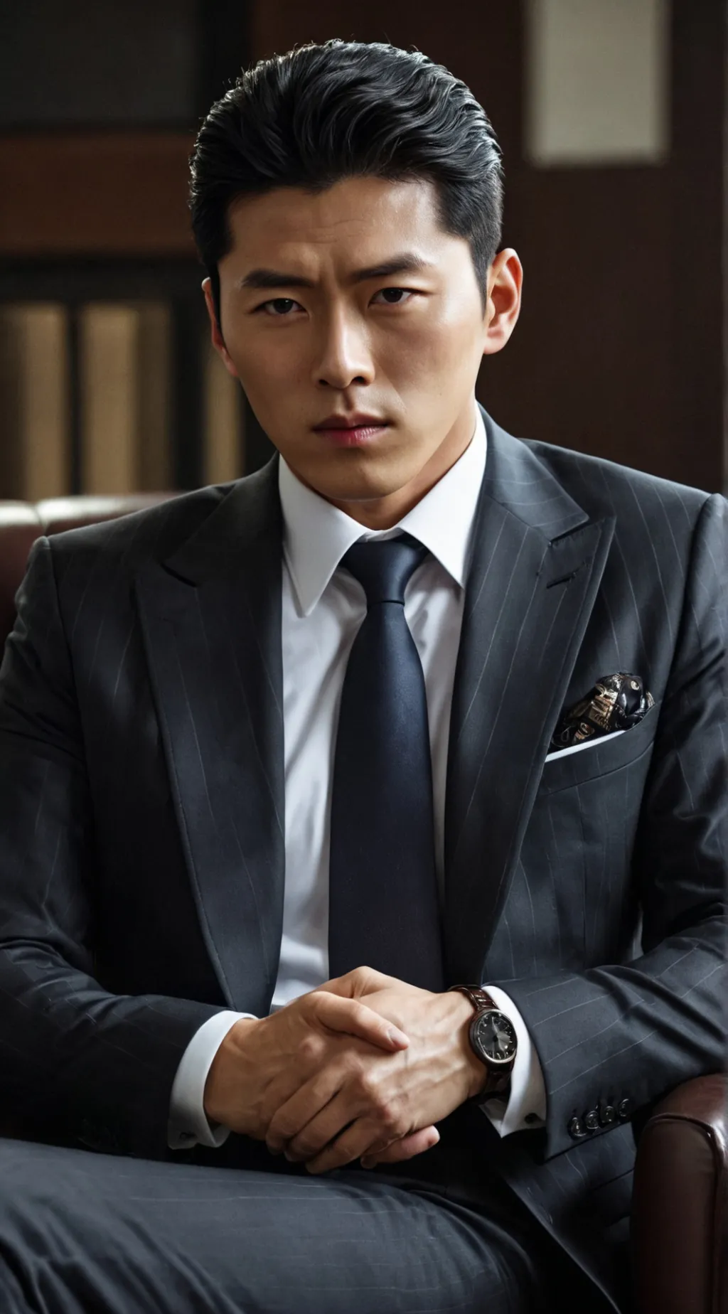 ai character: Ghost  background