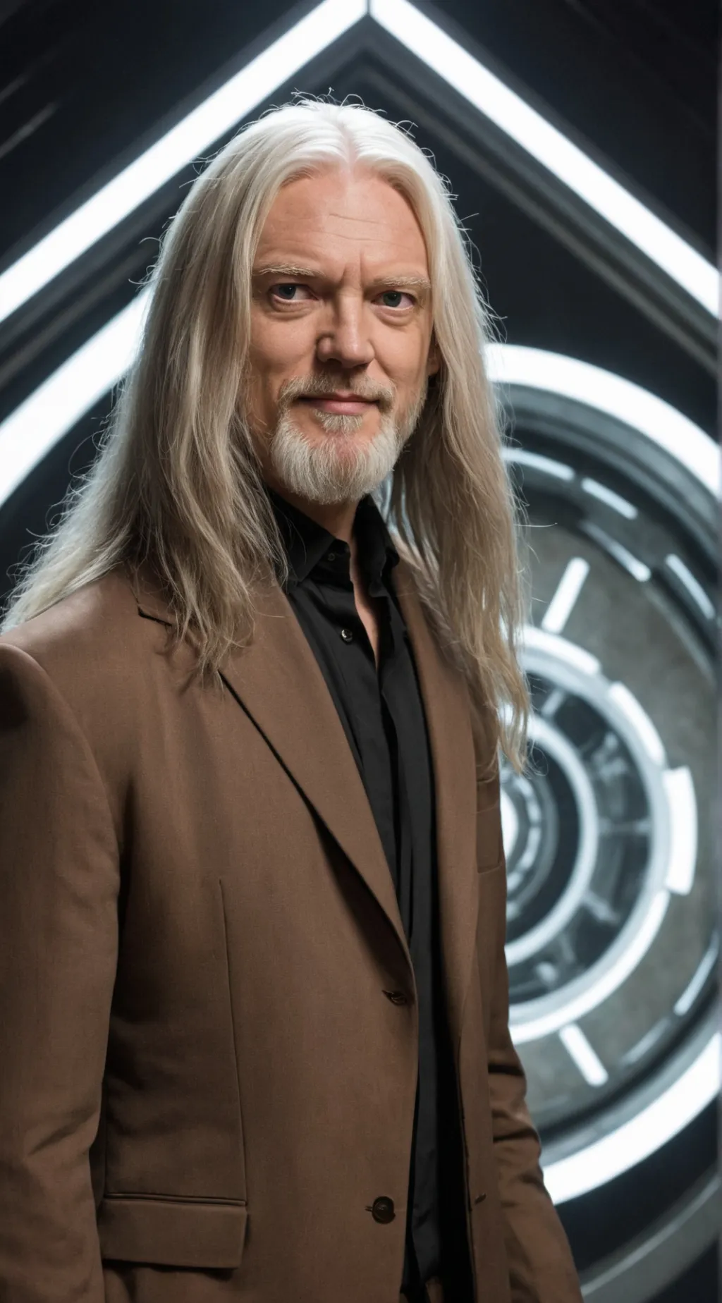 ai character: Agent Gray background