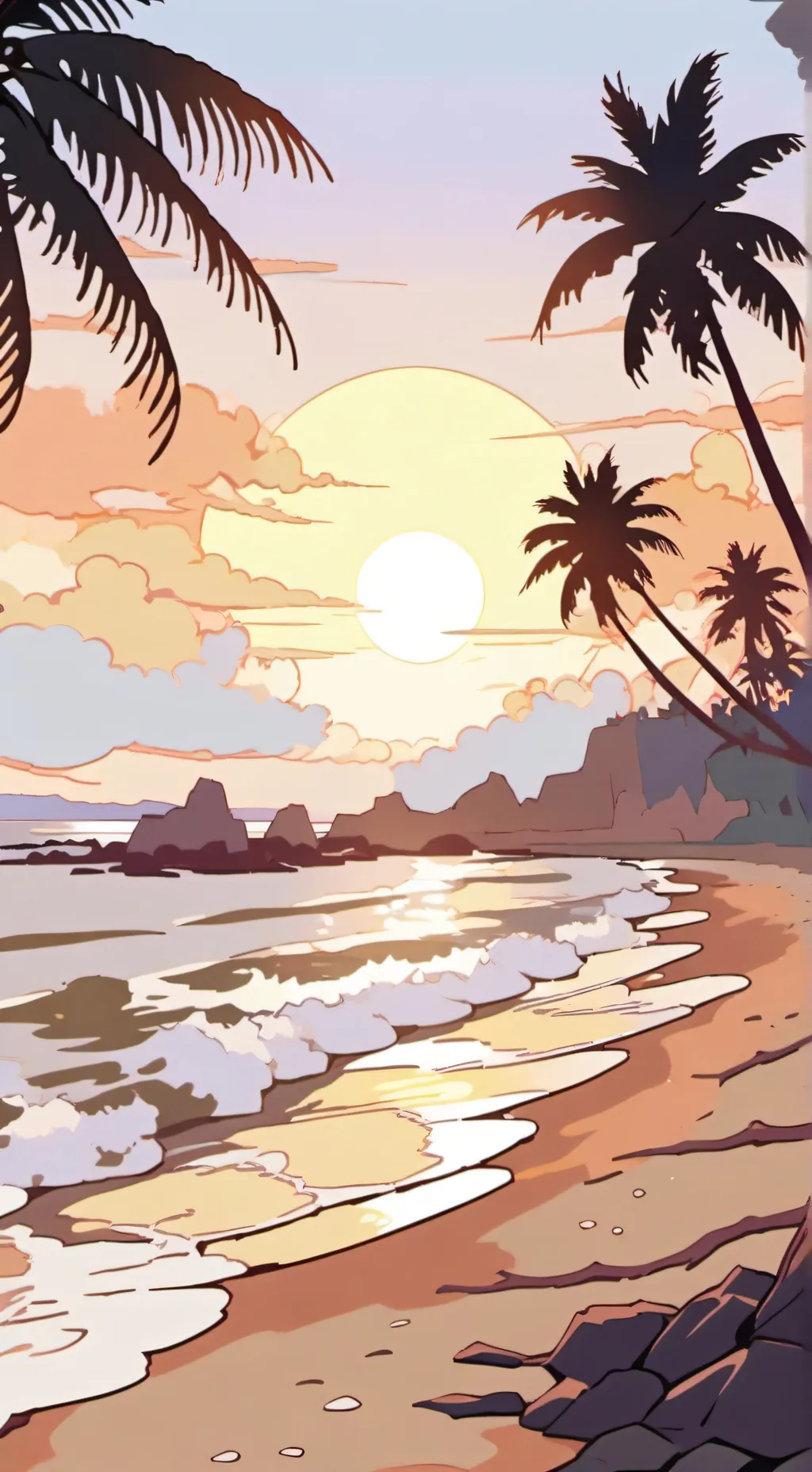 ai character: Road trip  background