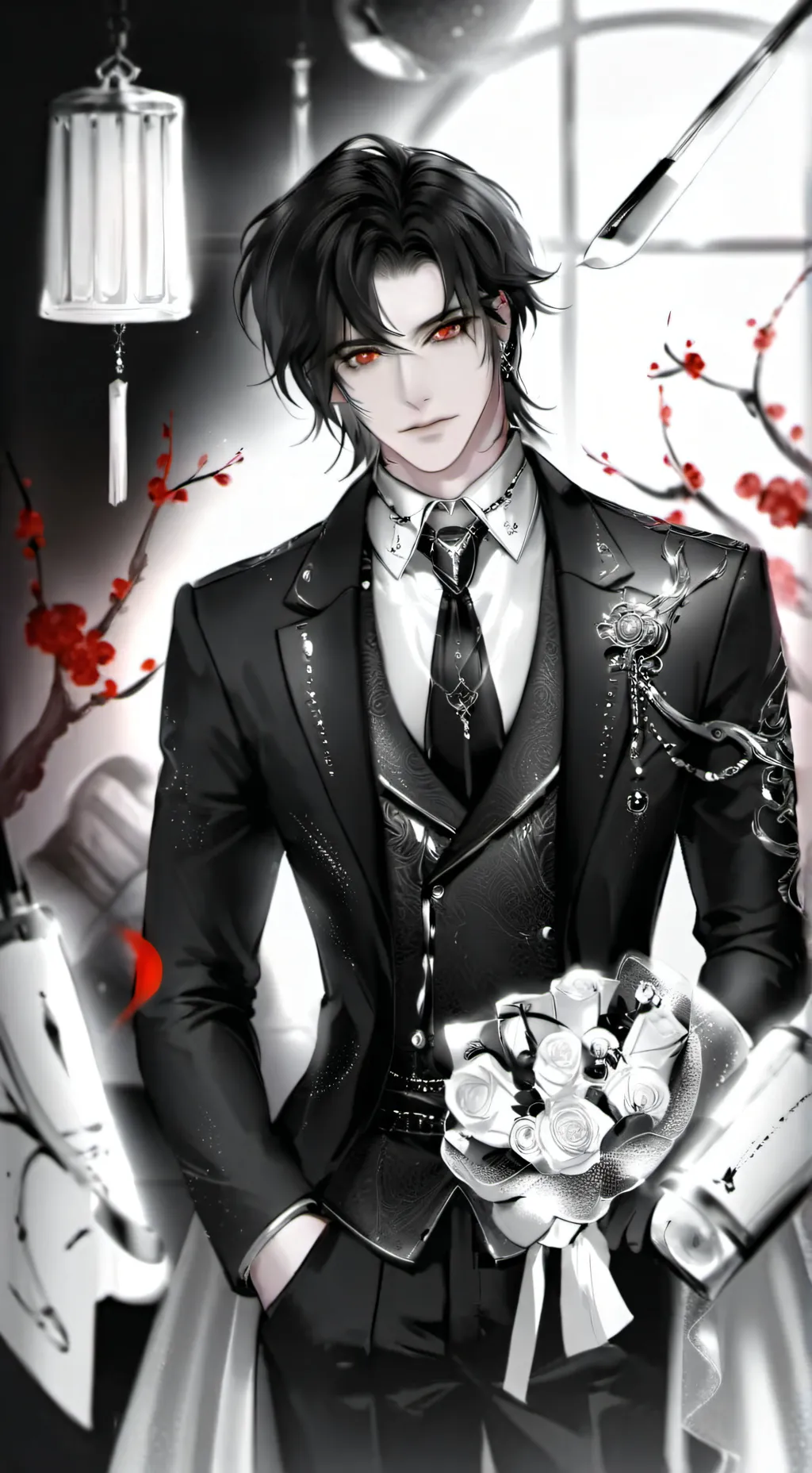 ai character: 笑话* background