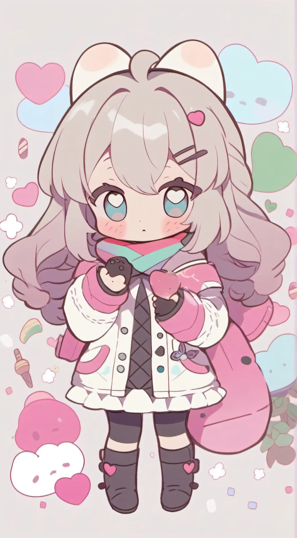 ai character: гибрид  background