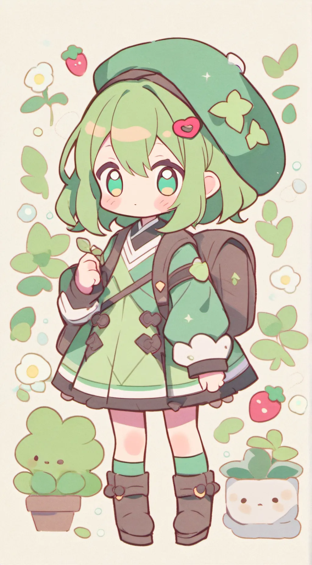 ai character: vee became a girl? background