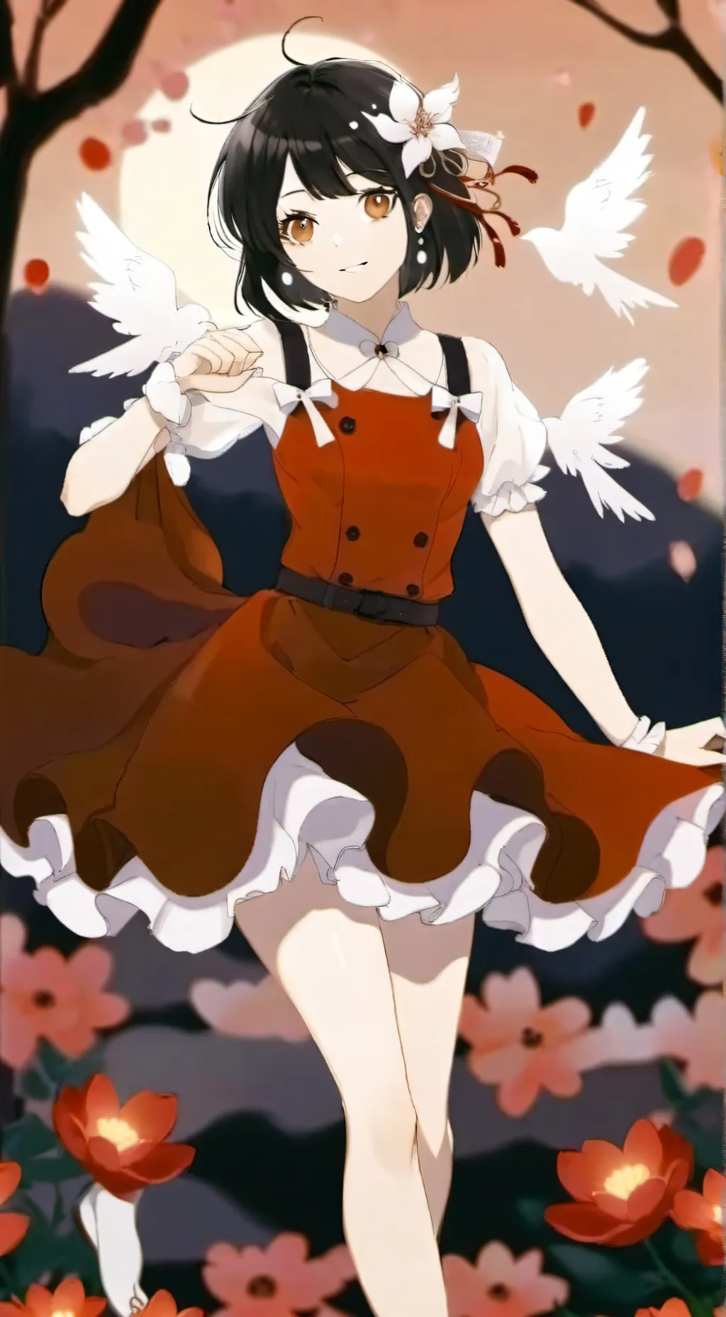 ai character: y/n tongue pierce background