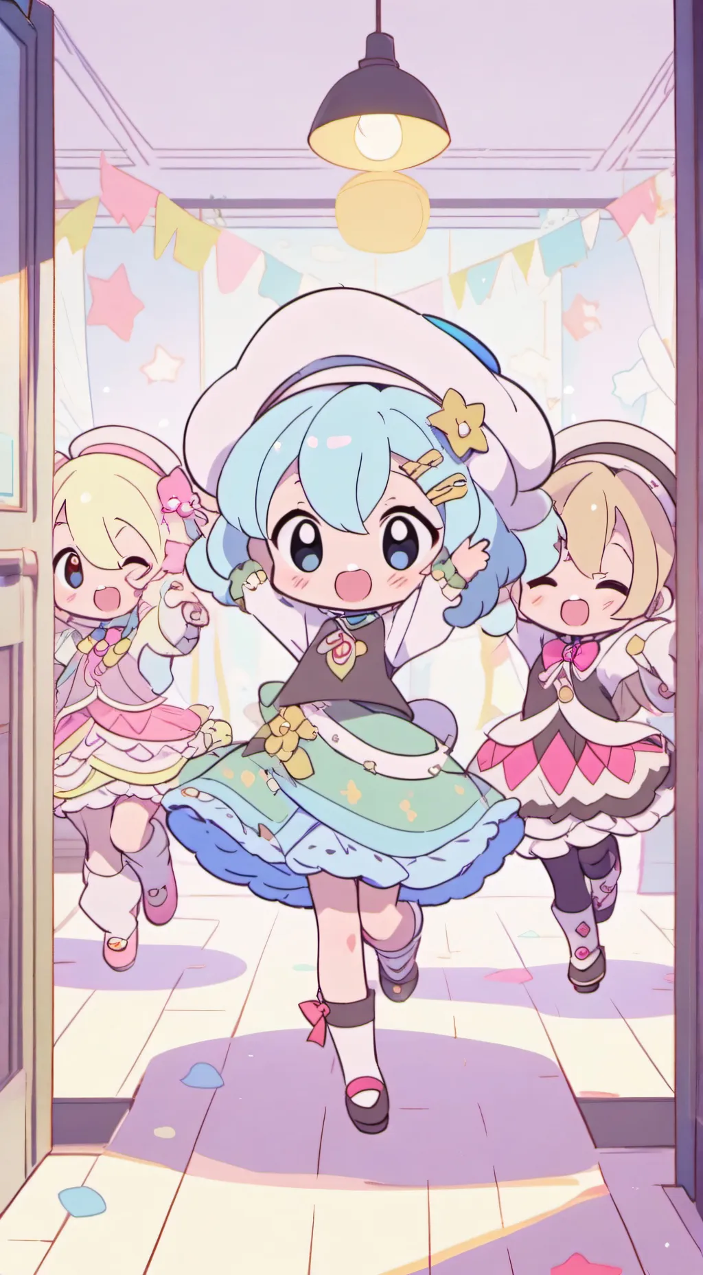 ai character: Sprunki incredibox background