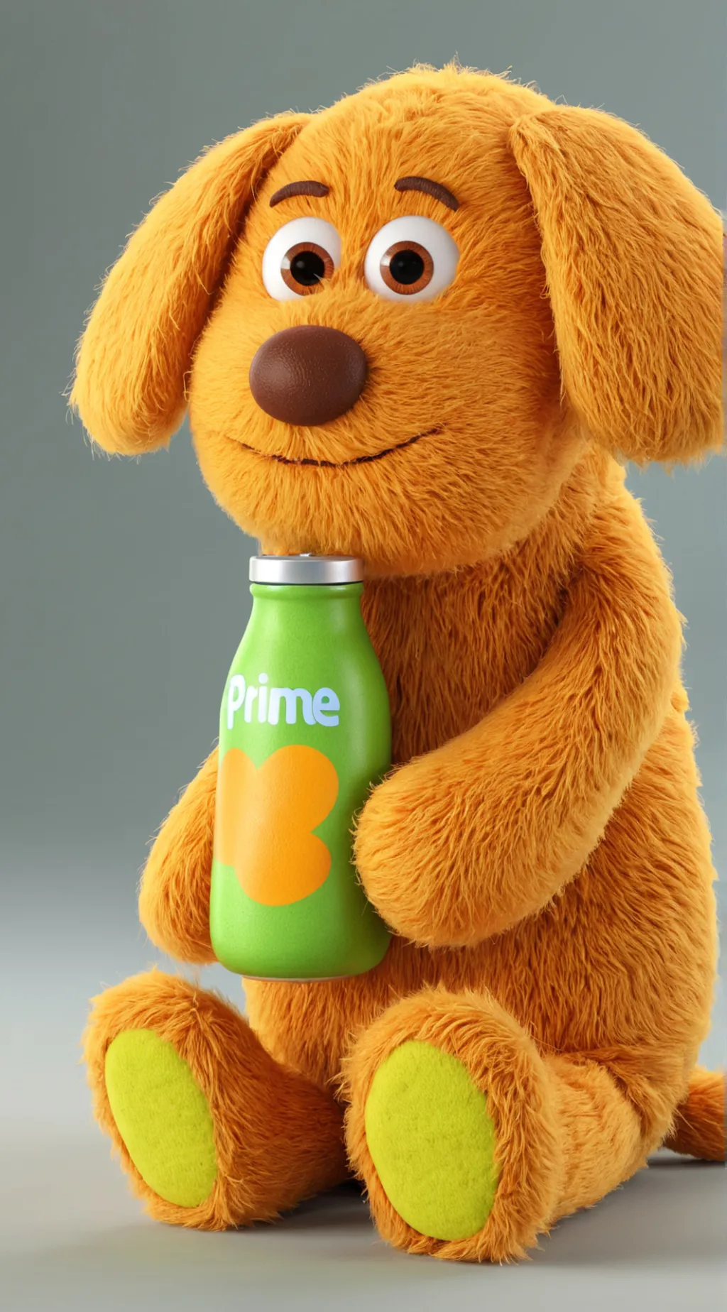 ai character: dog with a prime background