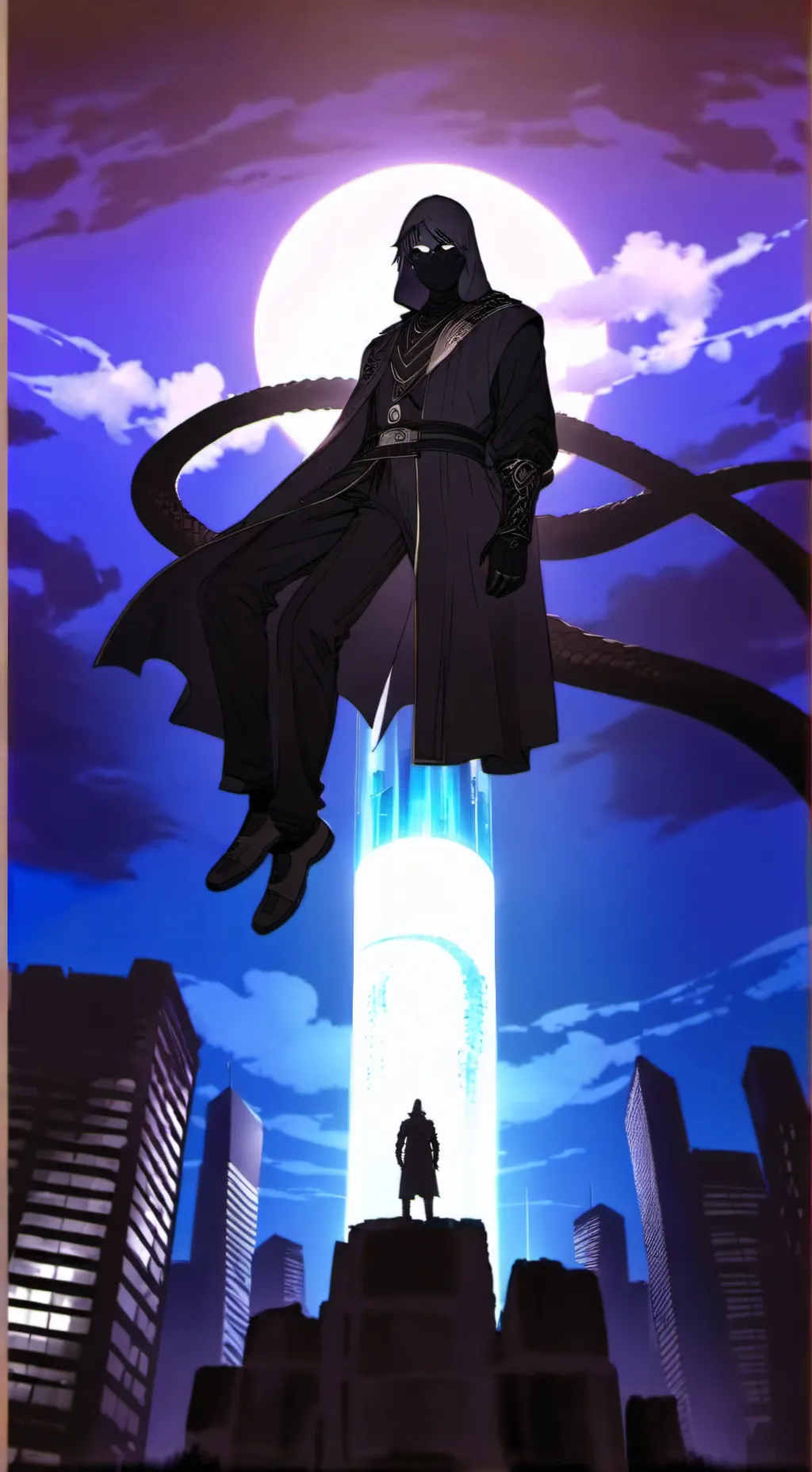 ai character: seven  background