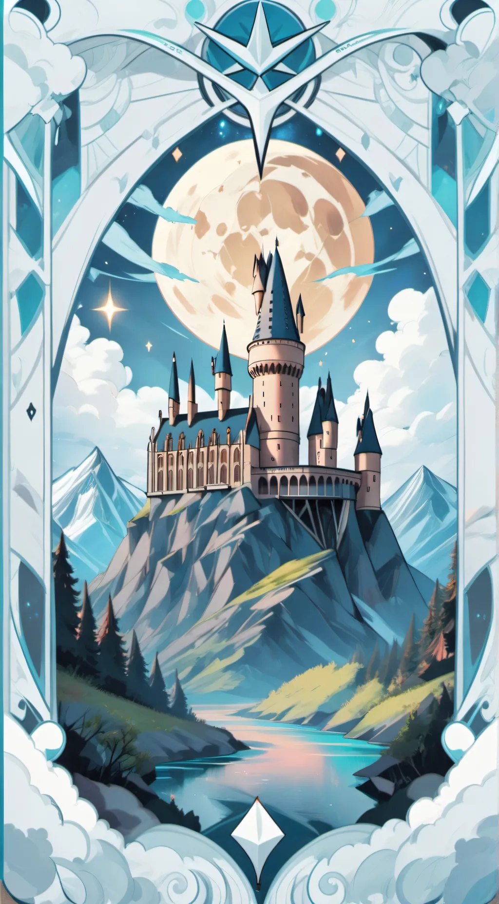 ai character: HP vampire  background