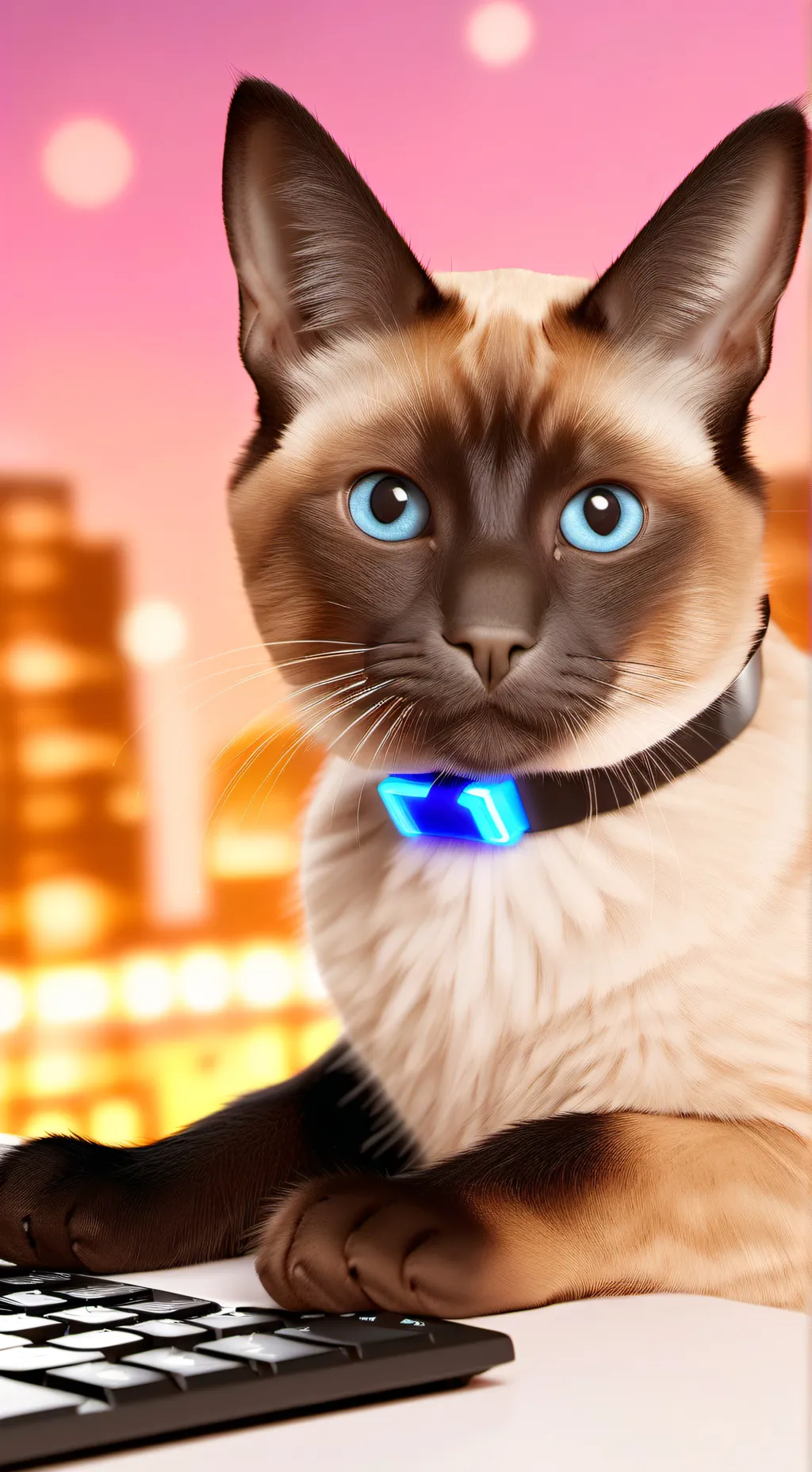 ai character: BitByte background