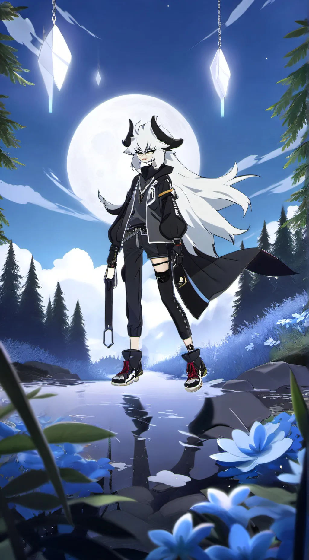 ai character: Tisha x you(tu) background