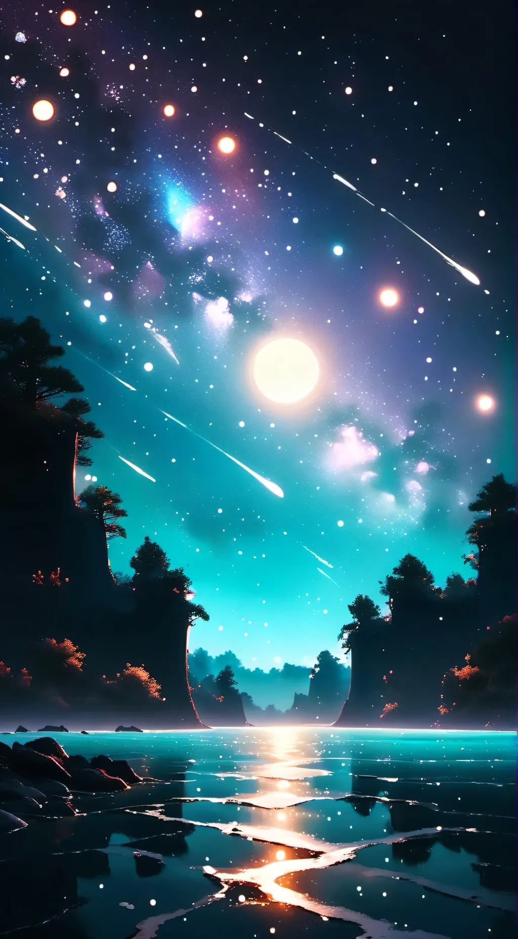 ai character: DS sleep over background