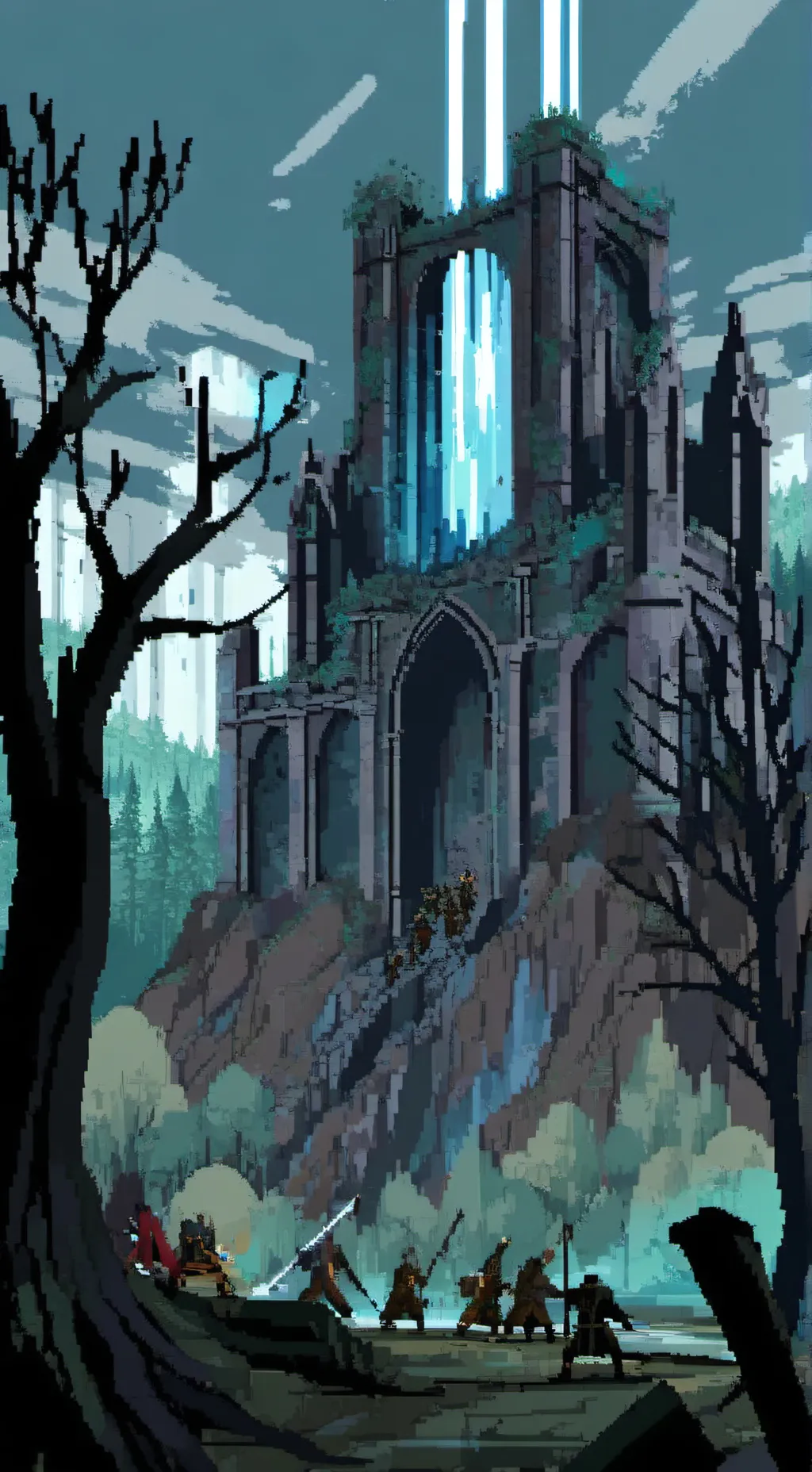 ai character: Hogwarts war background