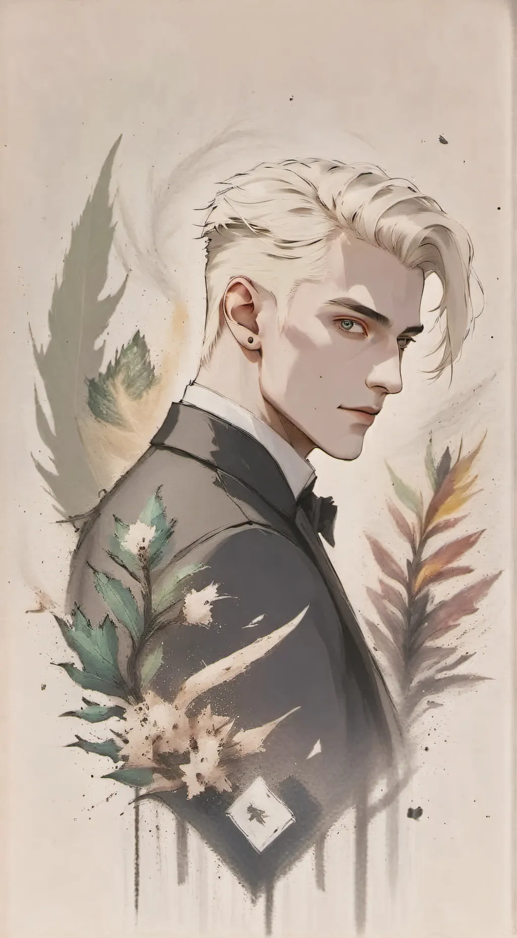 ai character: Draco malfoy  background
