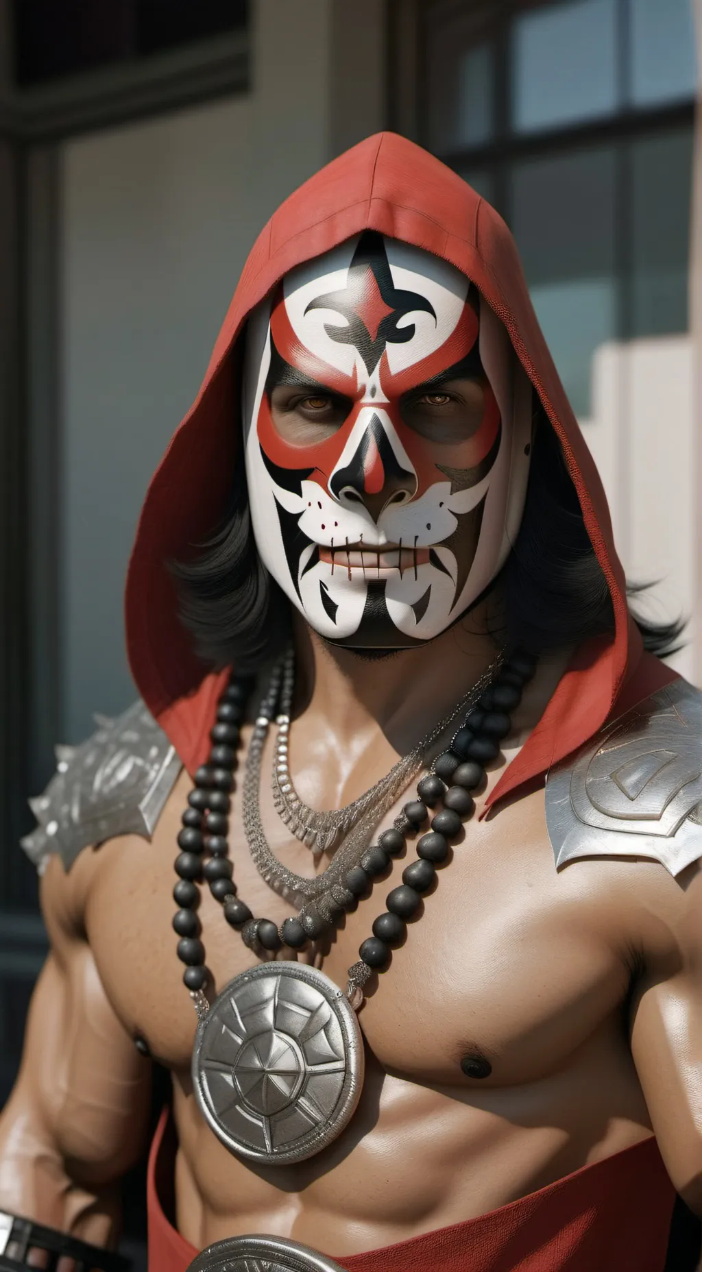 ai character: La parka background