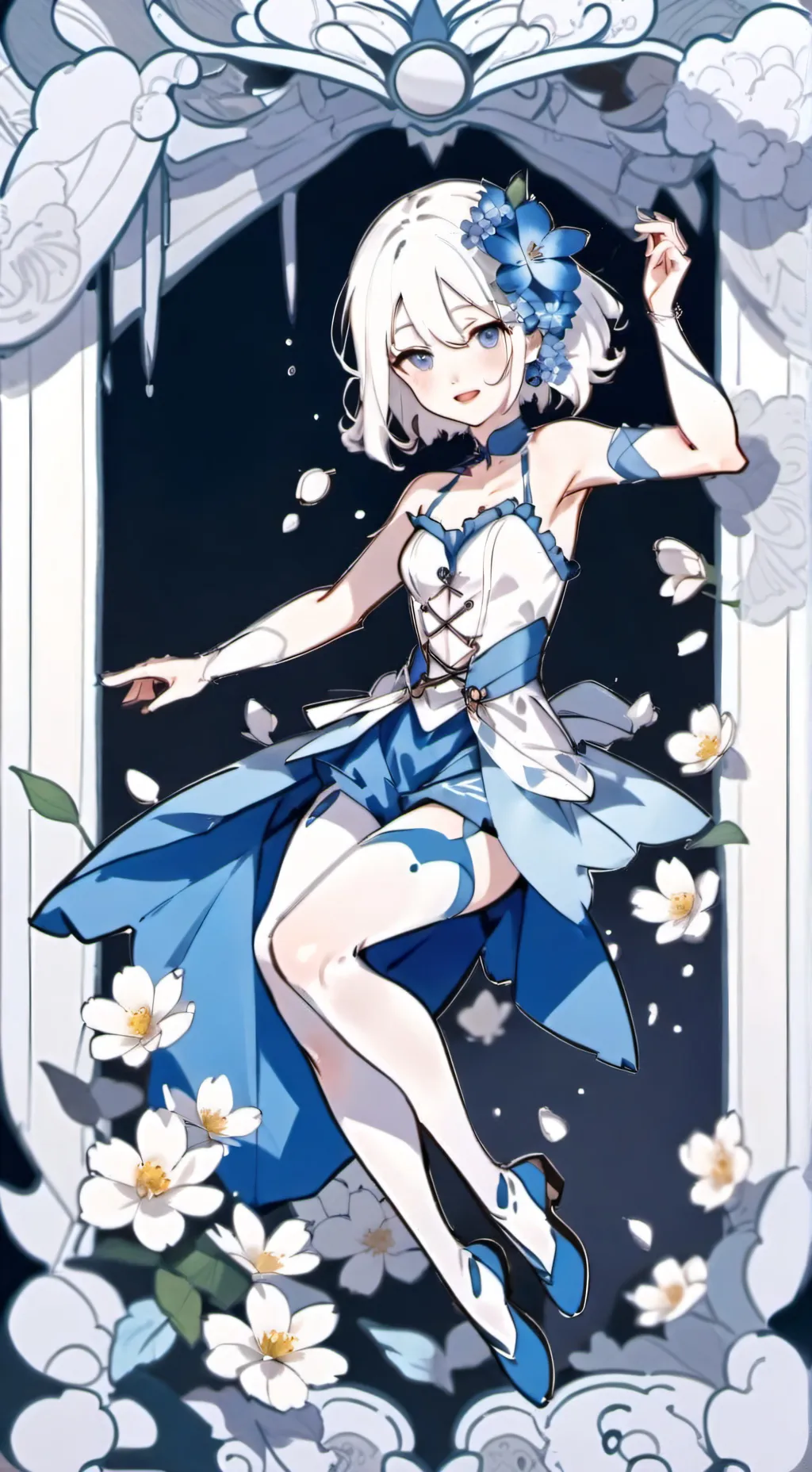 ai character: Azalea Rithft background