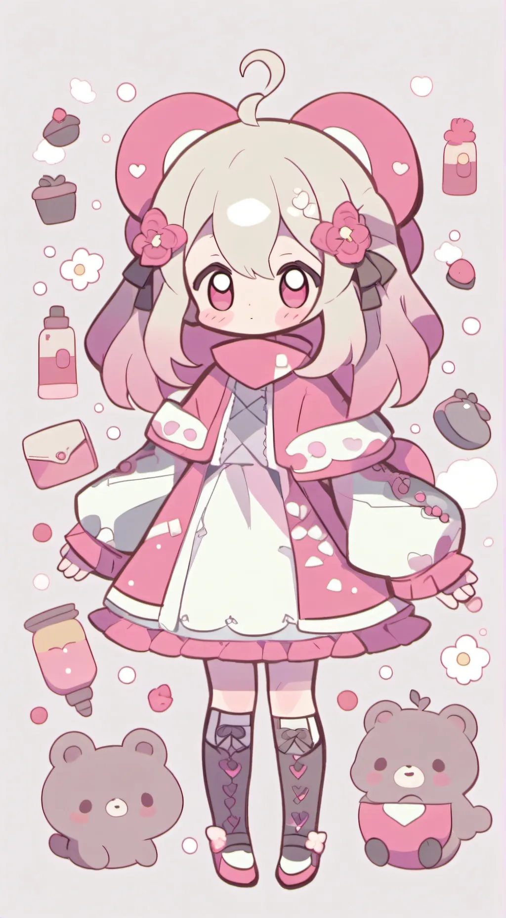 ai character: mha go to far background