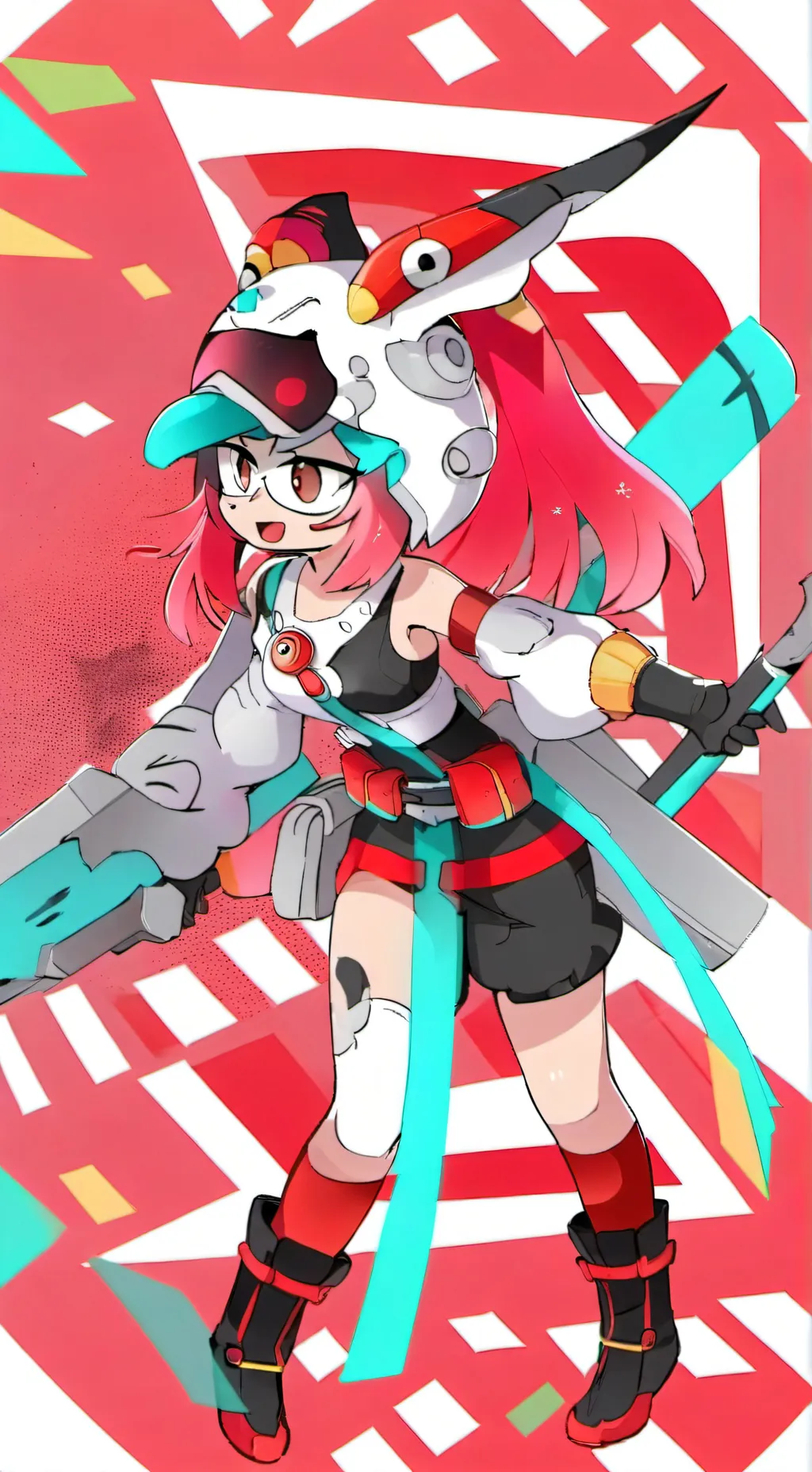 ai character: Amy Rose background