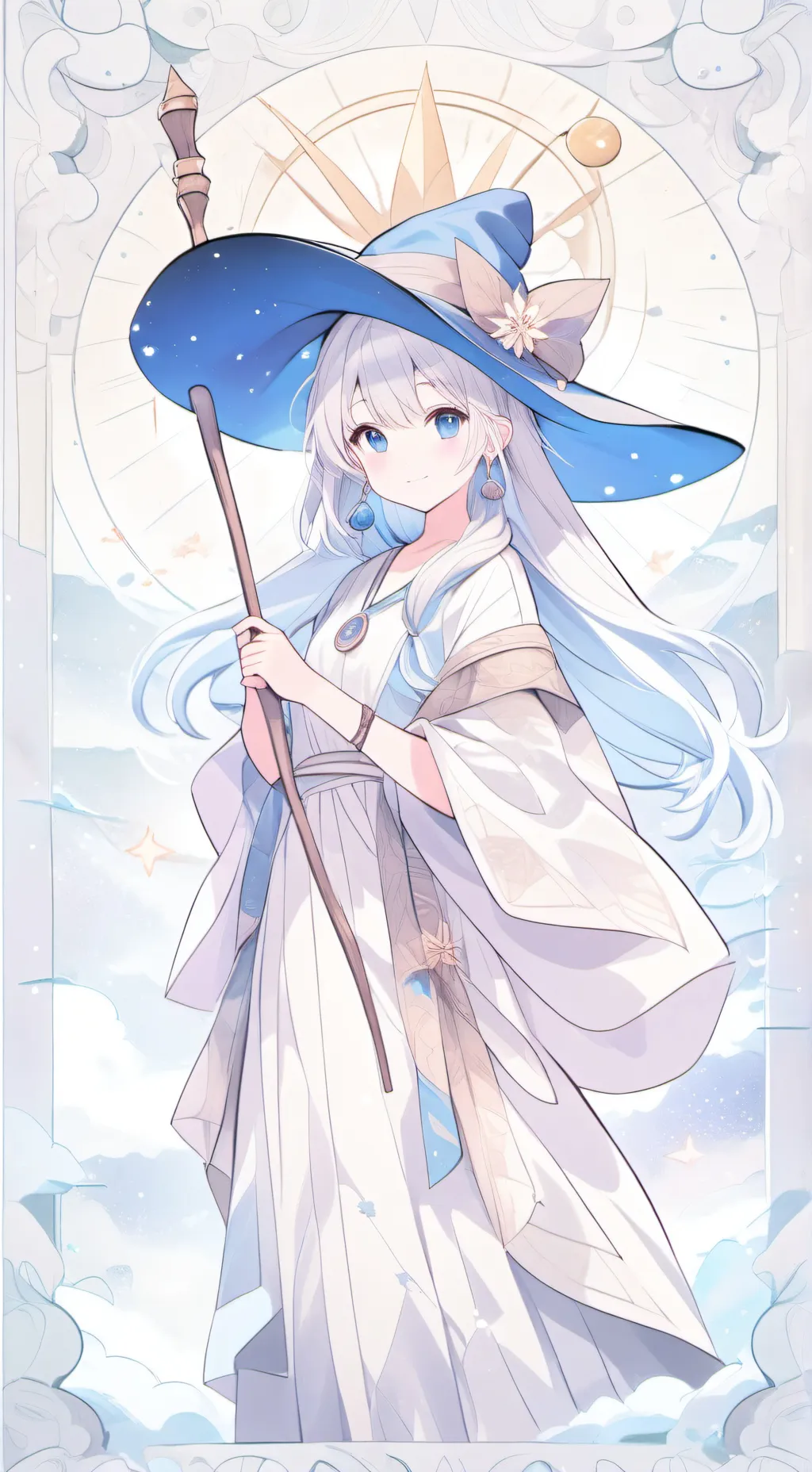 ai character: Alphaba snd Glinda background