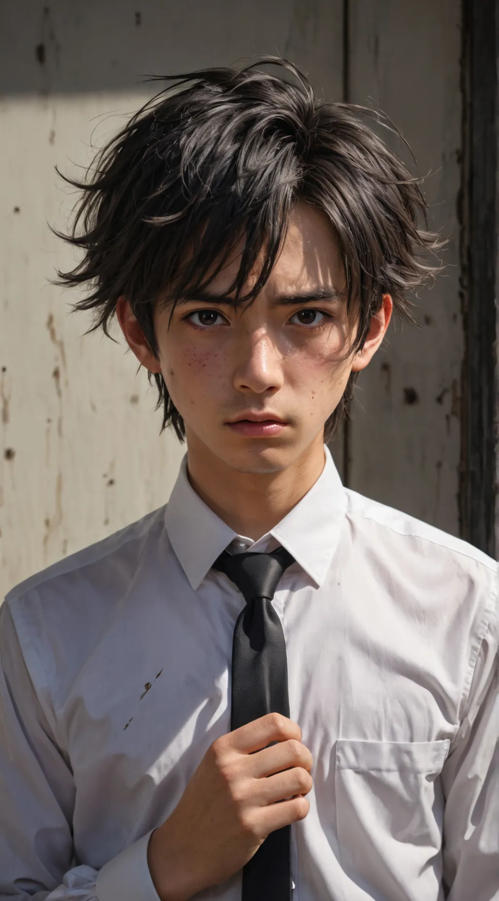 ai character: Rival News Interrupter background