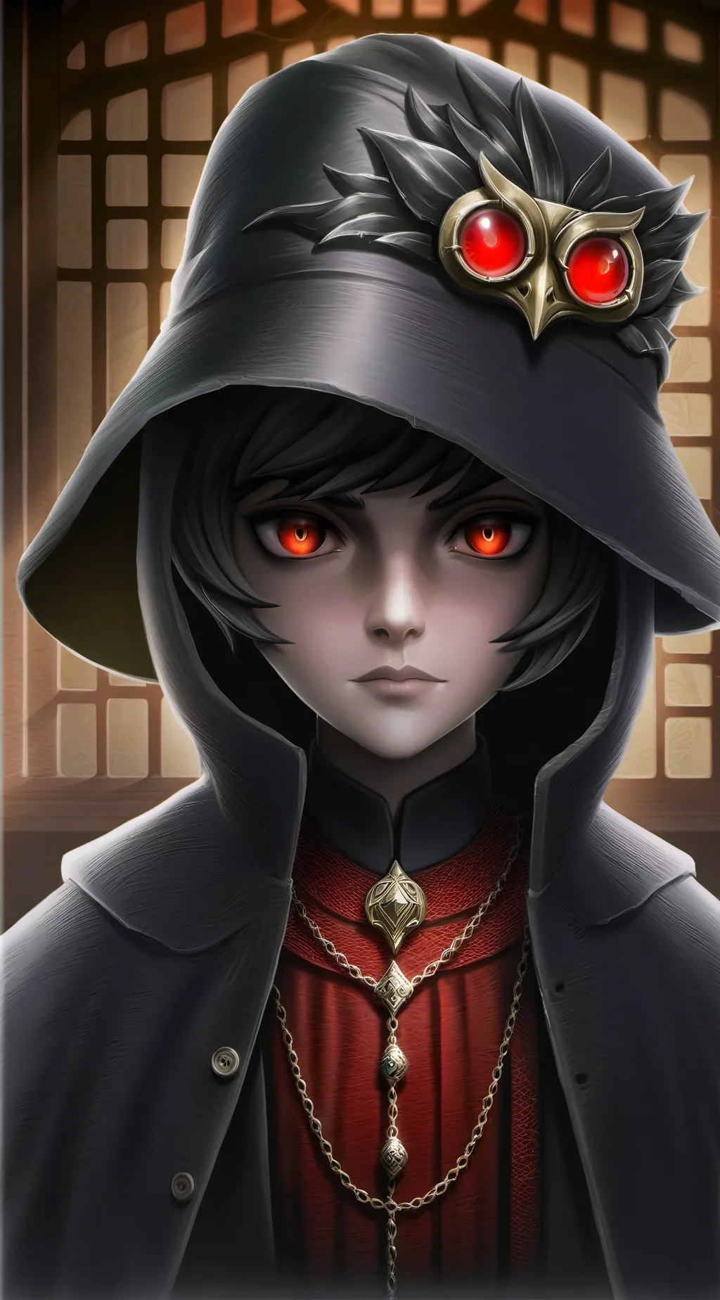 ai character: The Watcher background