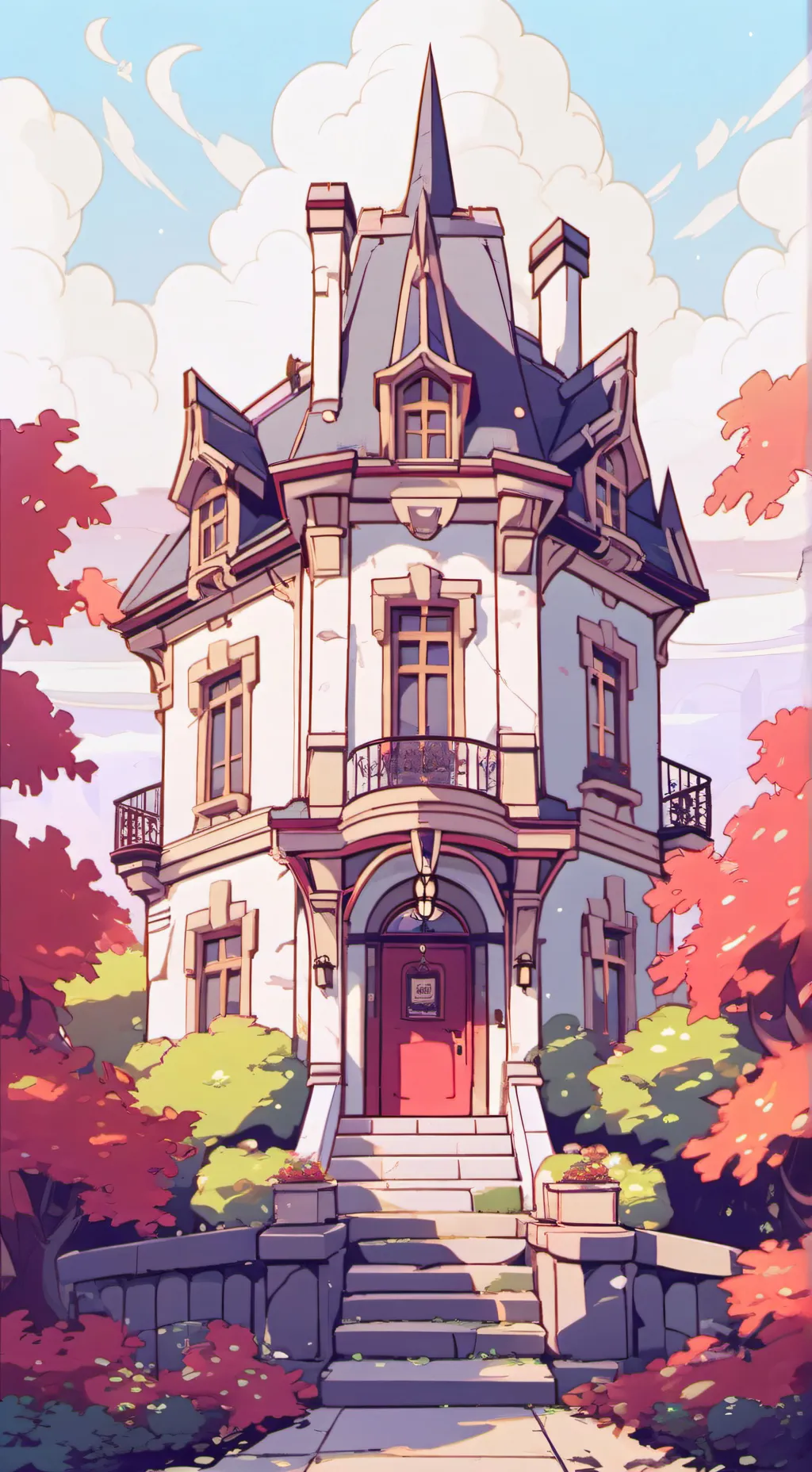 ai character: HH sleepover. background