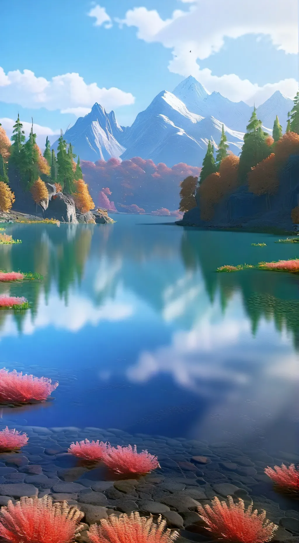 ai character: Minecraft 3 background