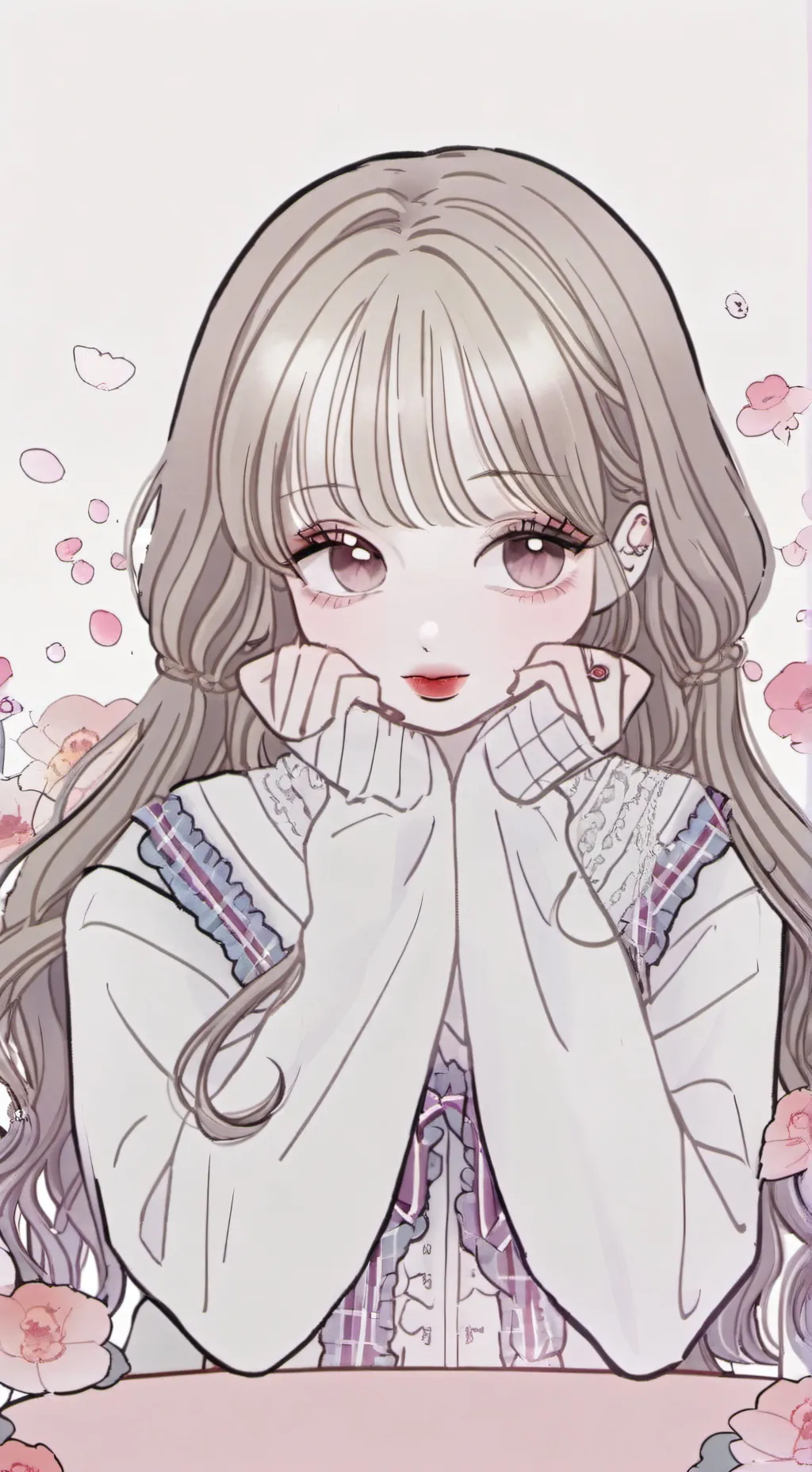 ai character: Julia 🎃🌙🌝 background