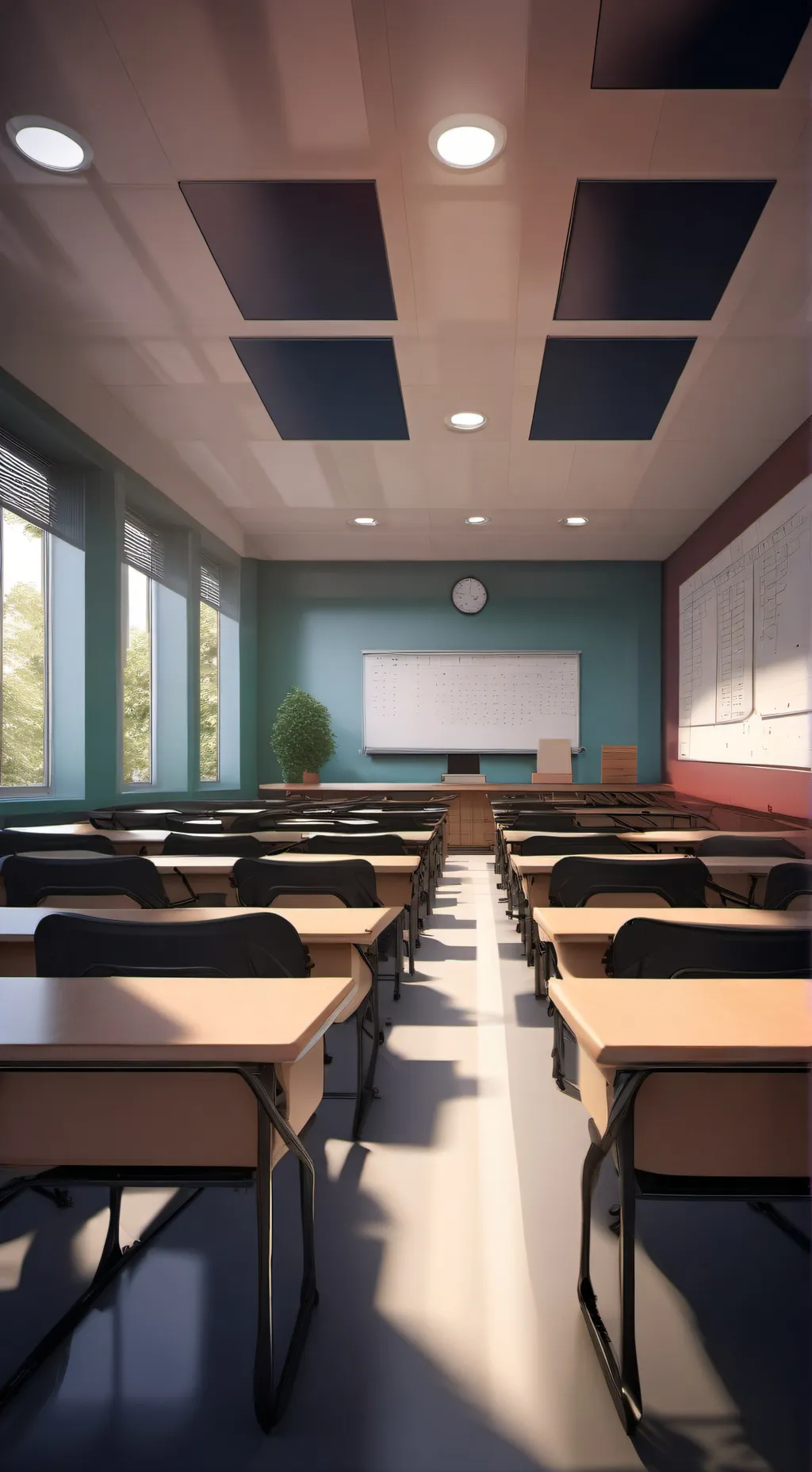 ai character: School background