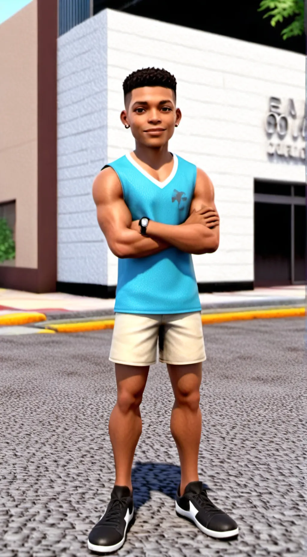 ai character: Miguel  background