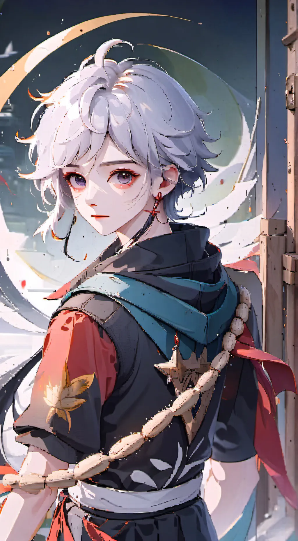 ai character: Leon background