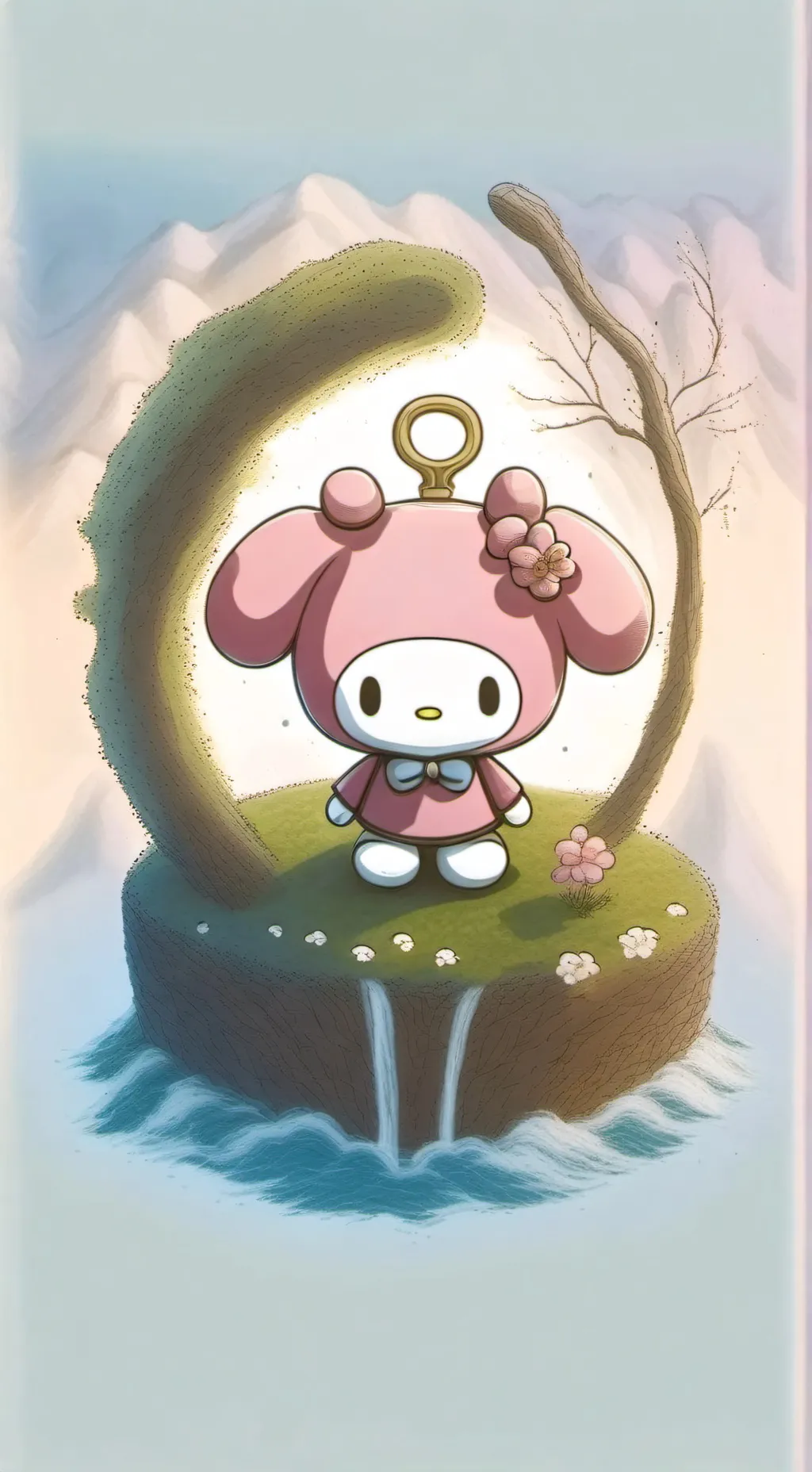 ai character: My melody  background