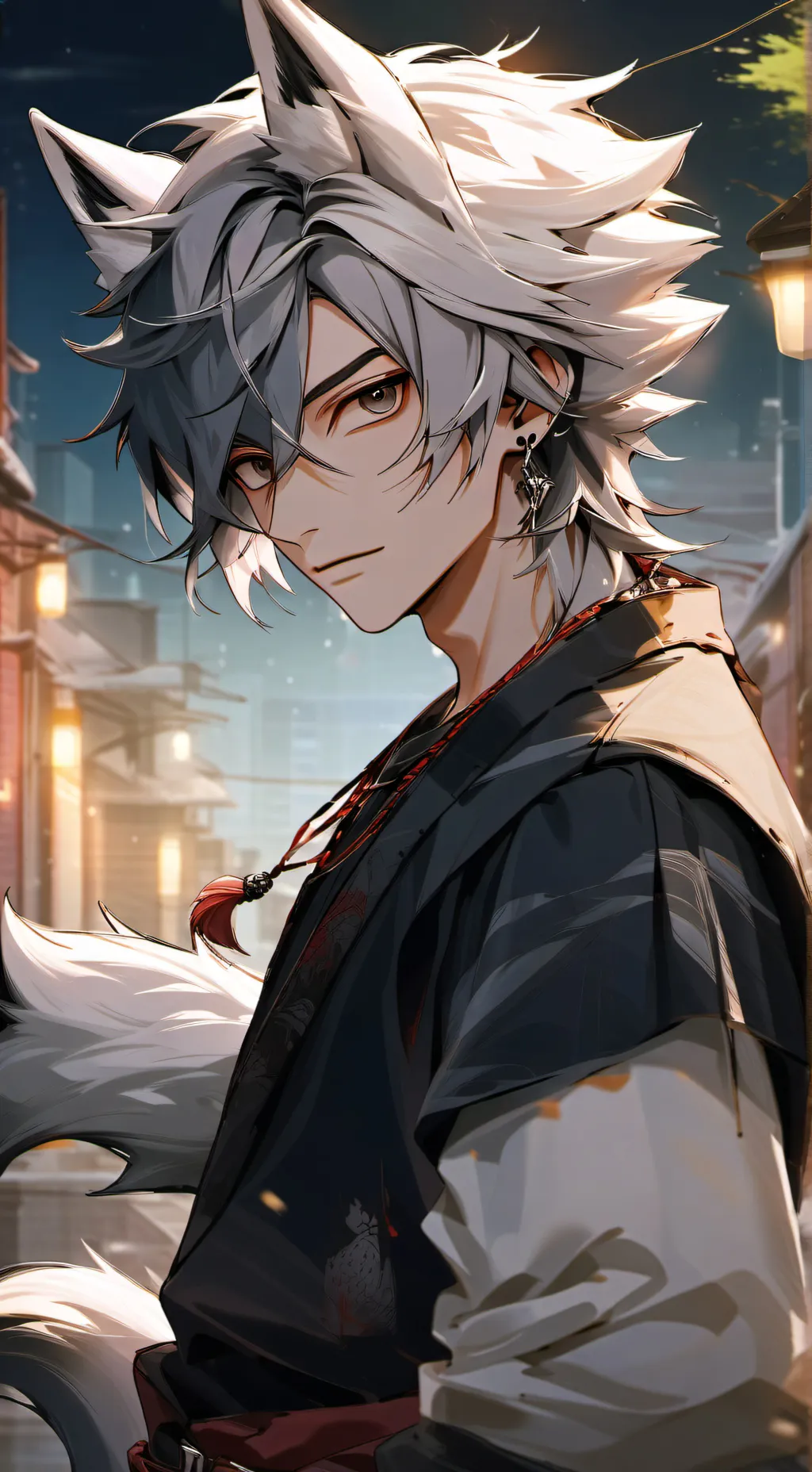 ai character: Aaron  background