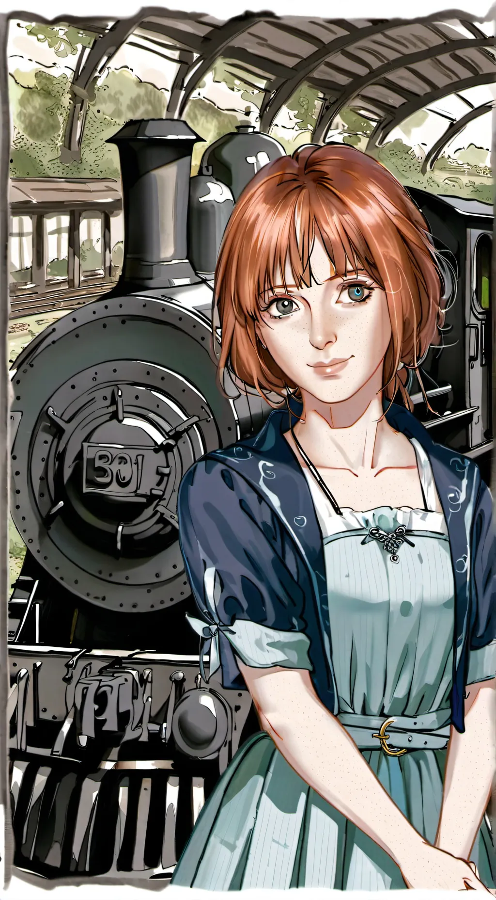 ai character: Britt allcroft background