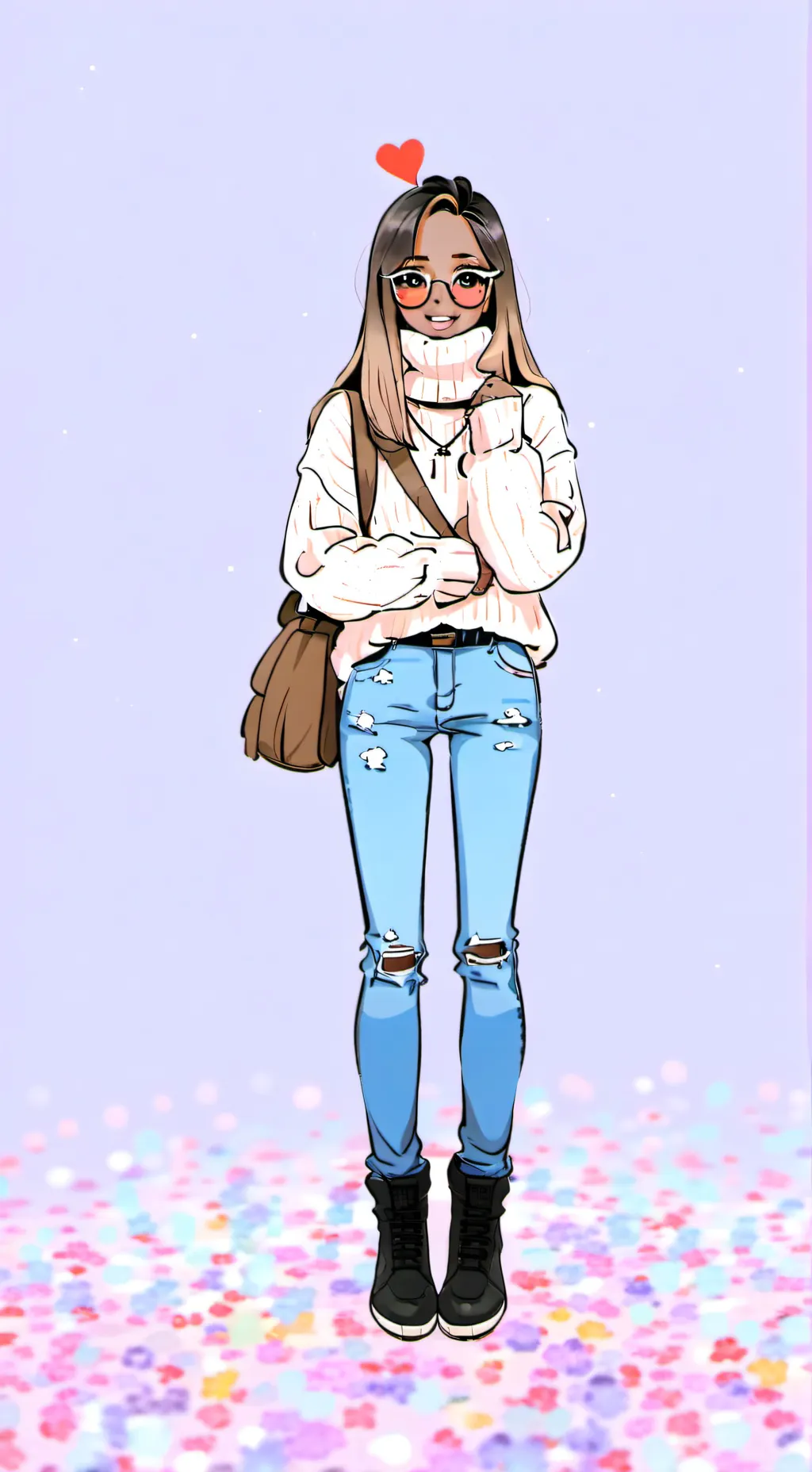 ai character: I miss her so much background