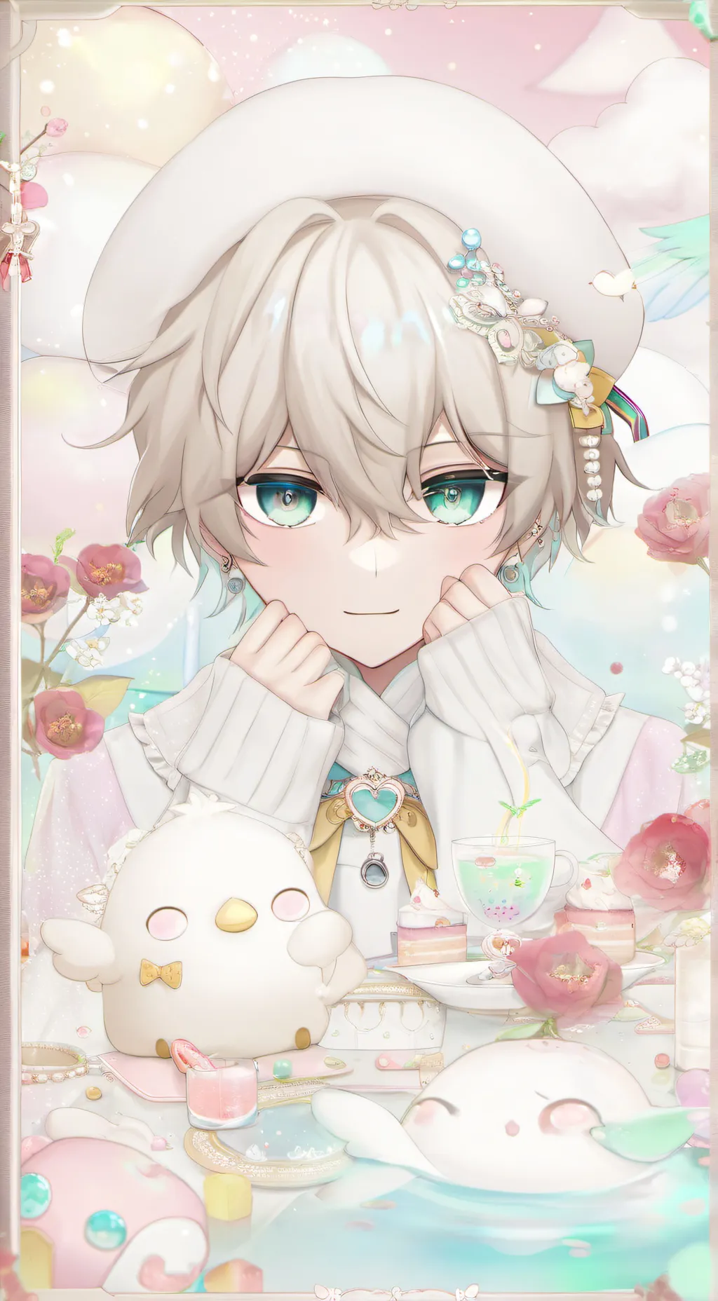 ai character: bakugo  background