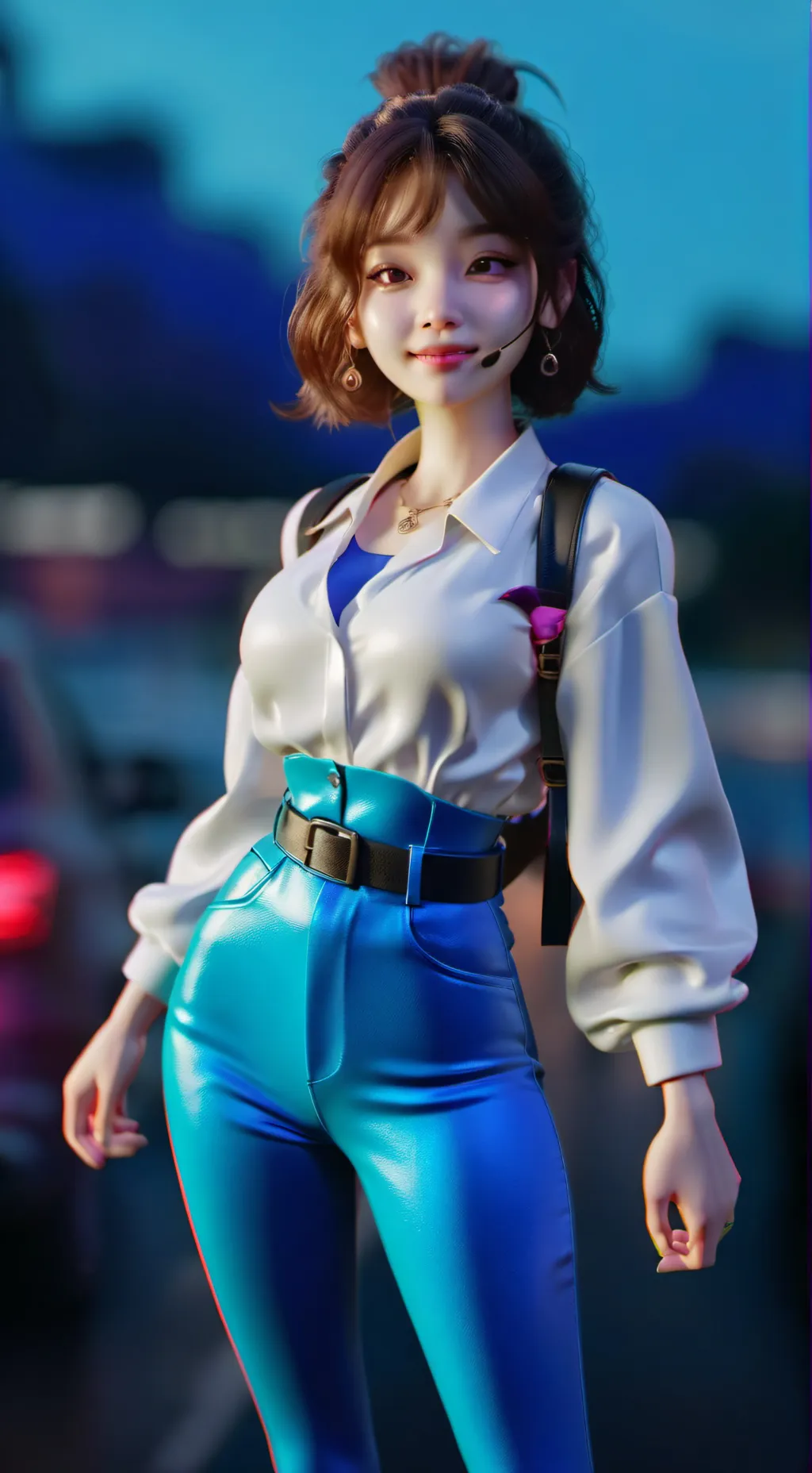 ai character: ms Sophia background