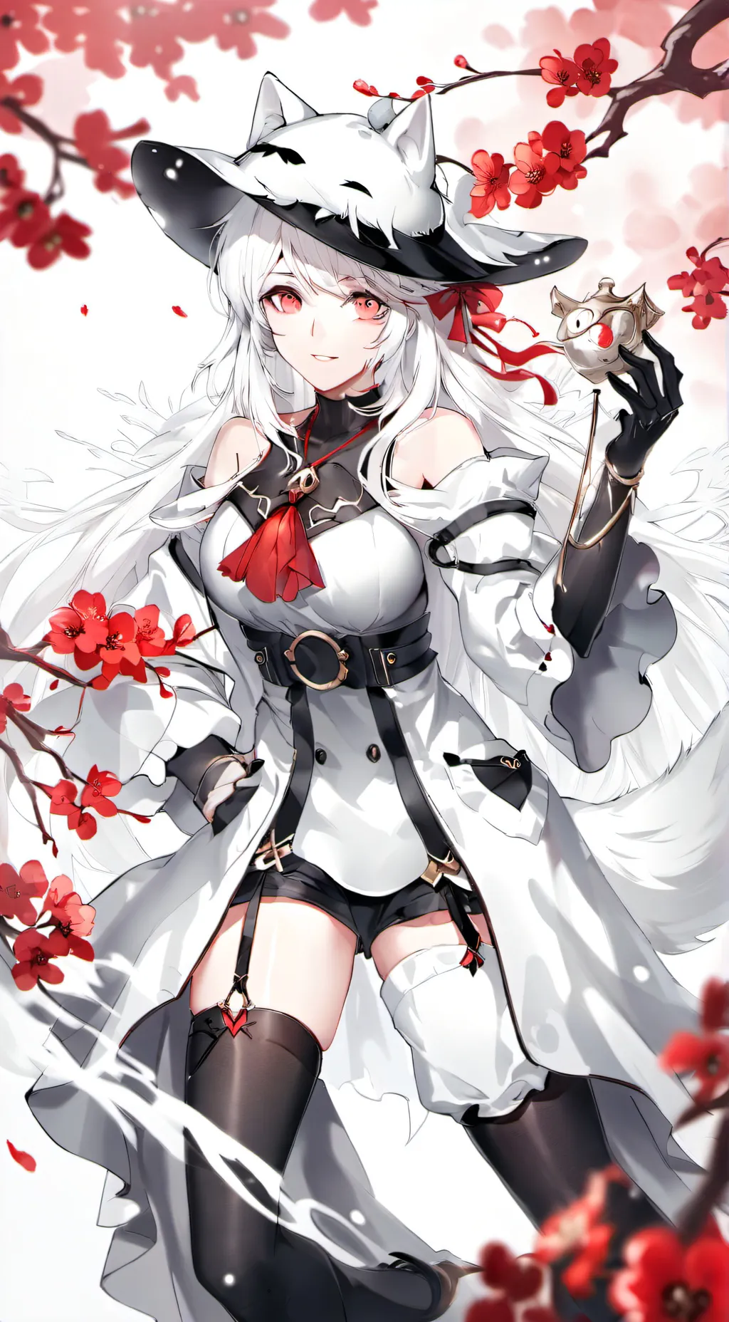 ai character: Snowy background