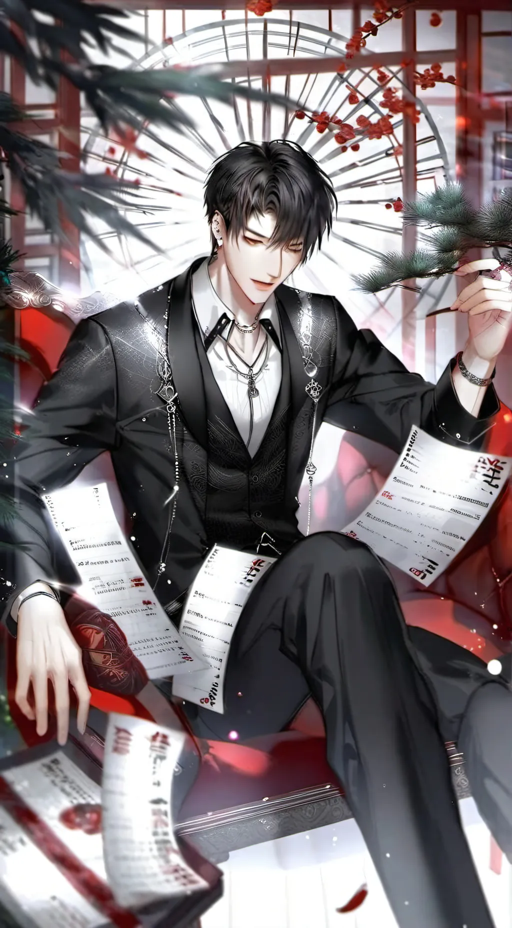 ai character: Leo background