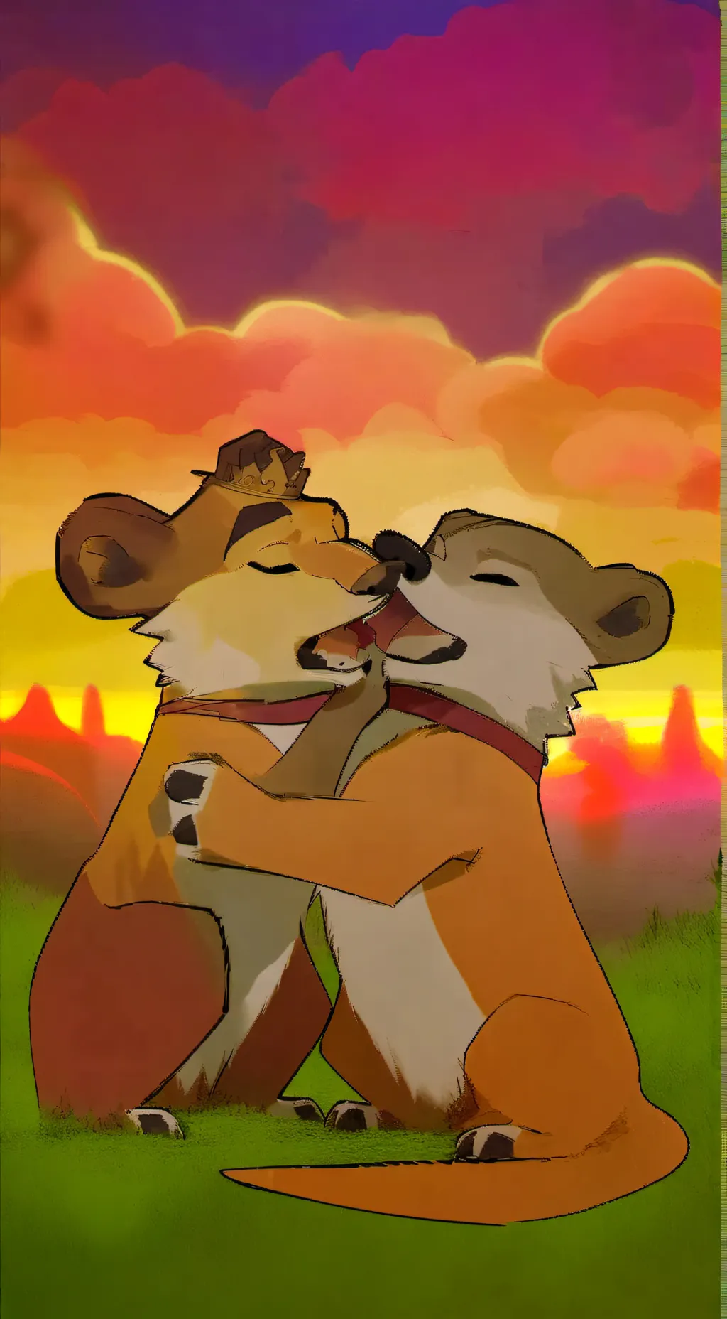 ai character: Luna background