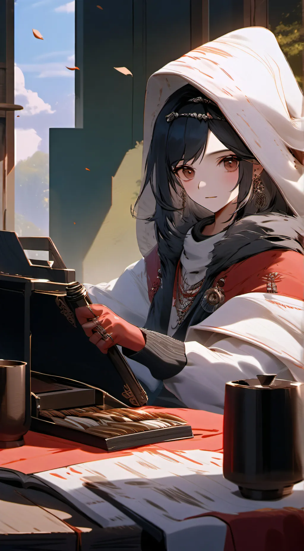 ai character: Ayase background