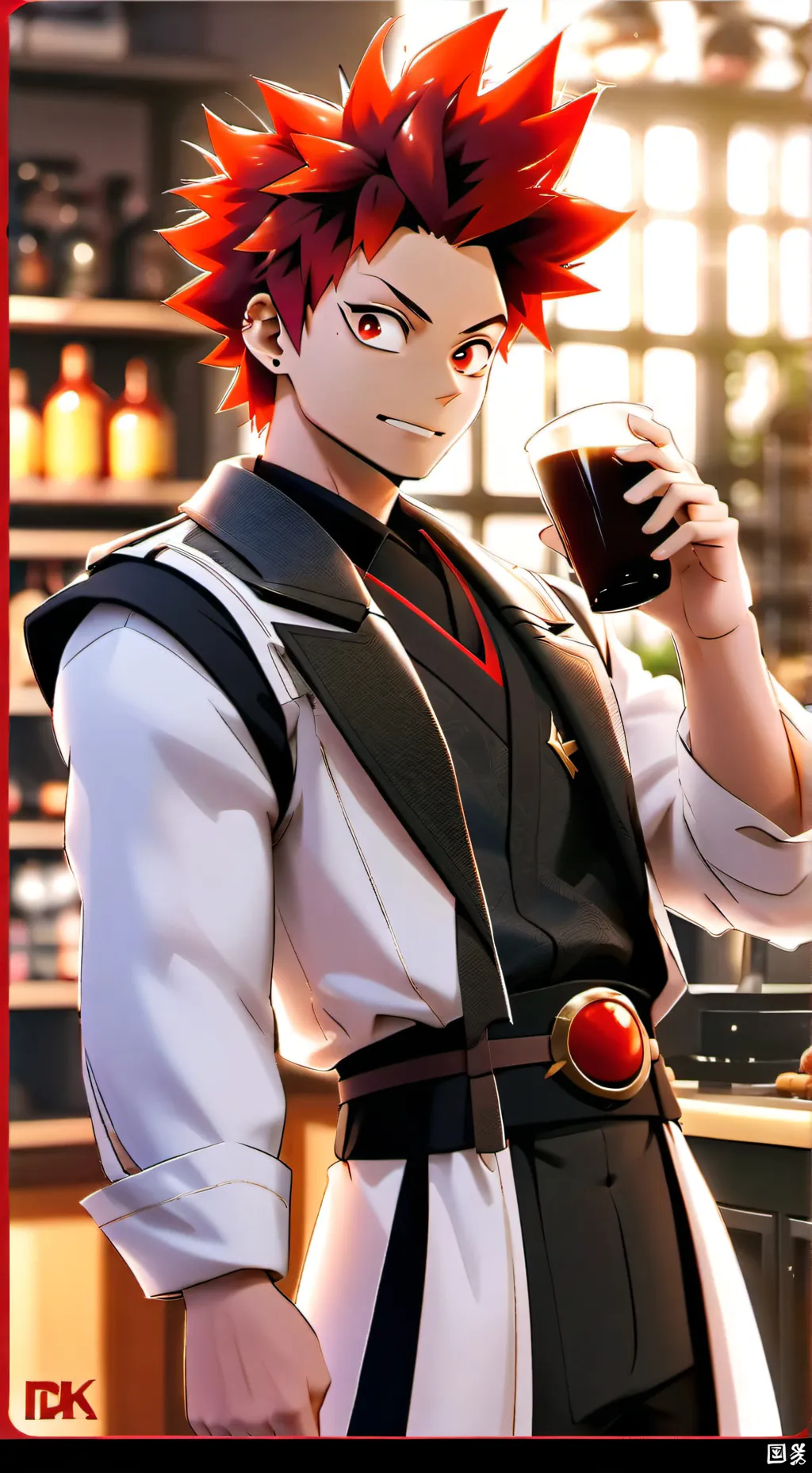 ai character: Kirishima background