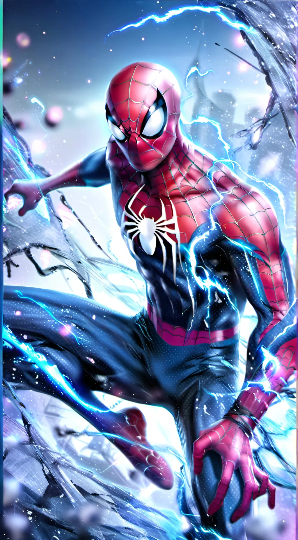 ai character: Spider person two background