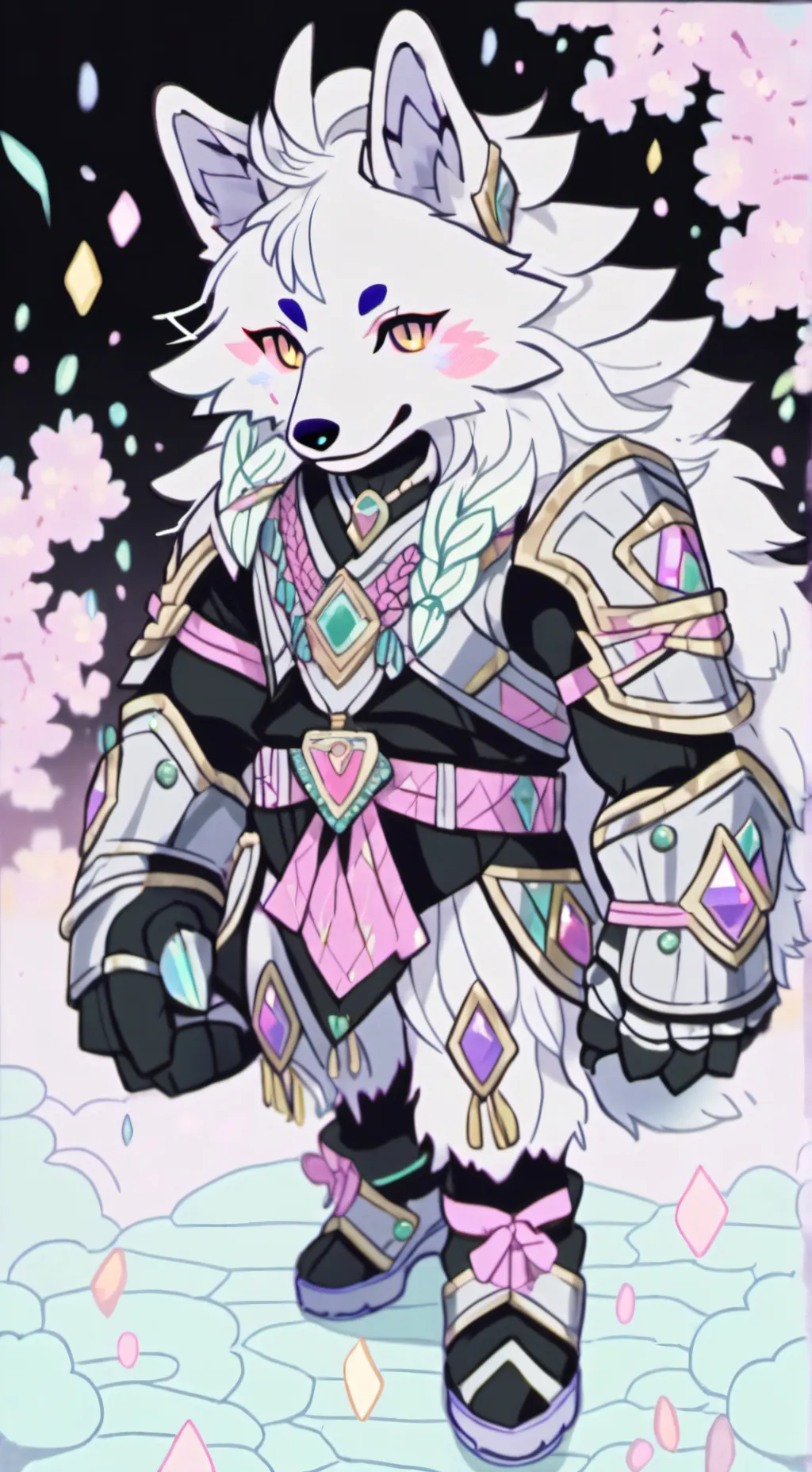 ai character: Friendly eater background