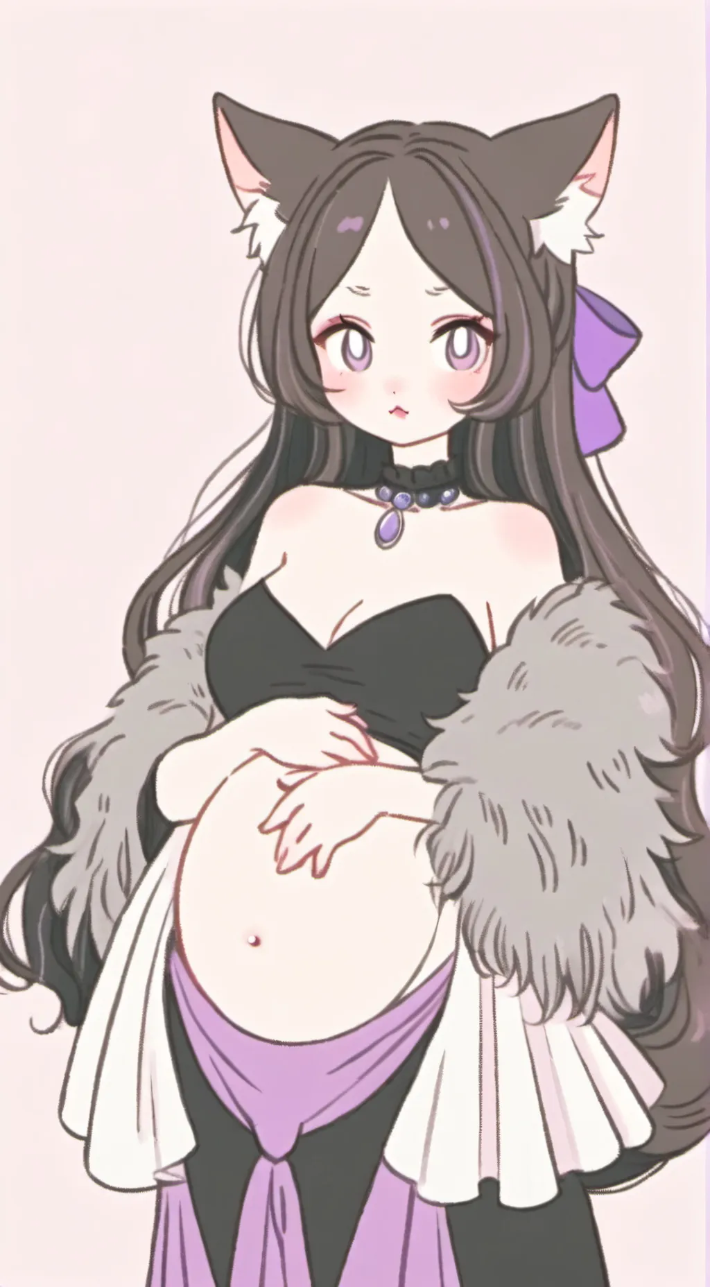 ai character: Annie!  background