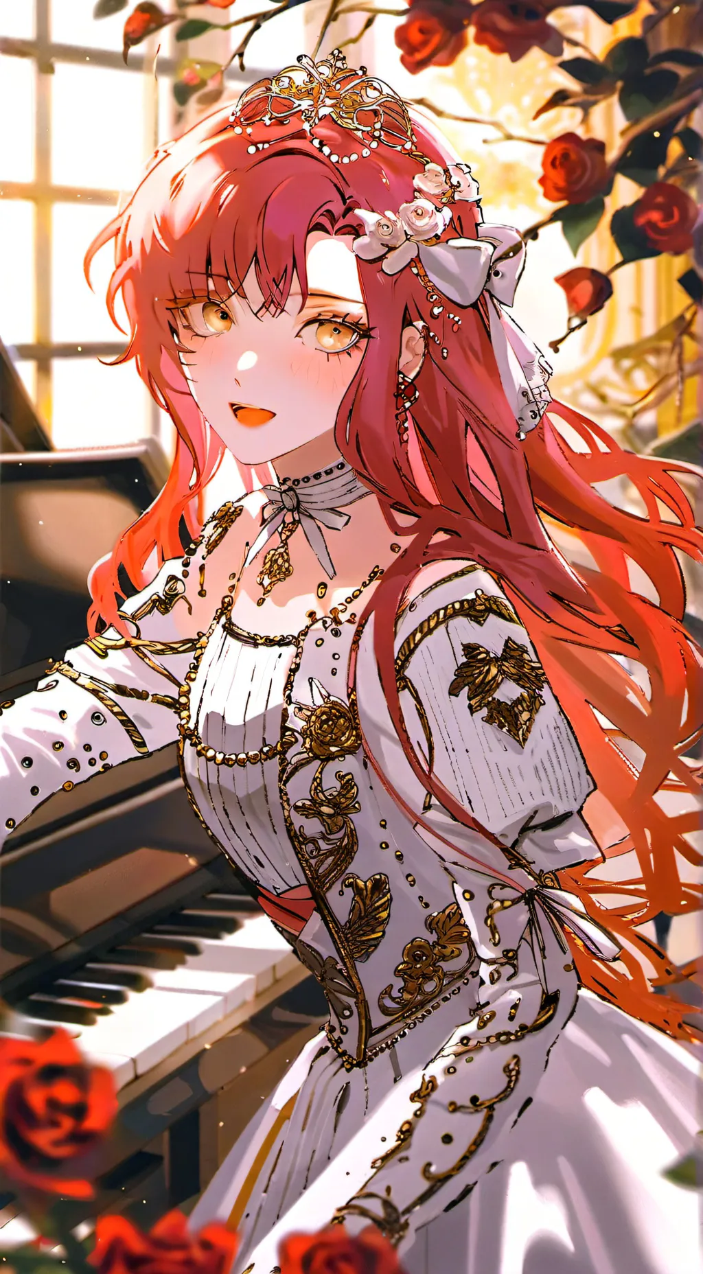 ai character: Aria background