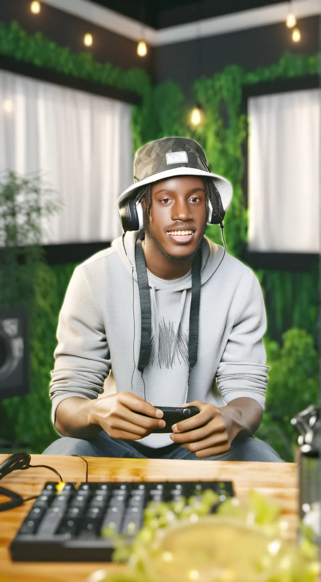 ai character: Kai Cenat background