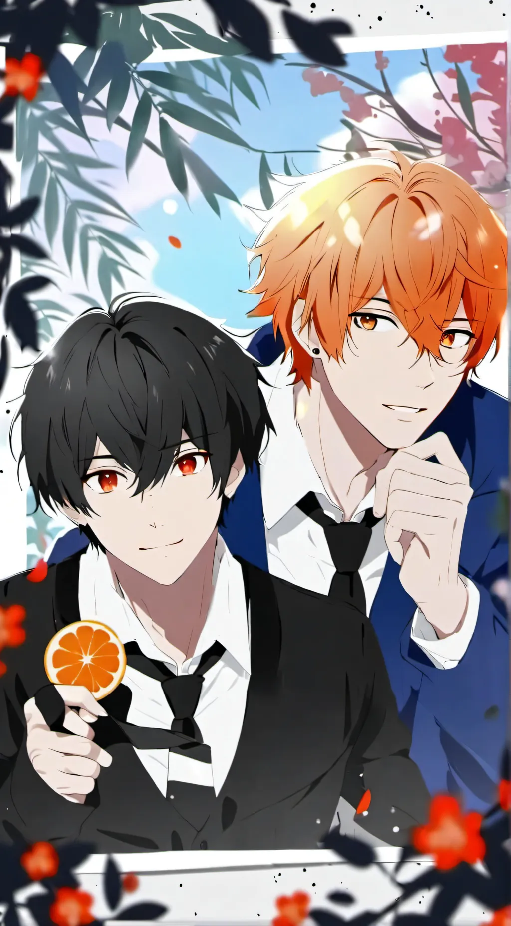 ai character: Ray and kayuki background