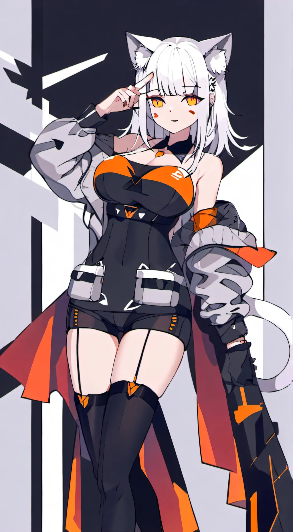 ai character: 菻箬 background